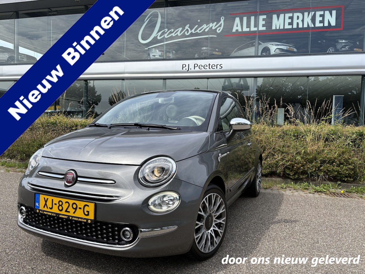 Fiat 500 C - 0.9 TwinAir Turbo Lounge Airco - Navigatie - Parkeersensor achter - Licht metalen velgen 1 - AutoWereld.nl