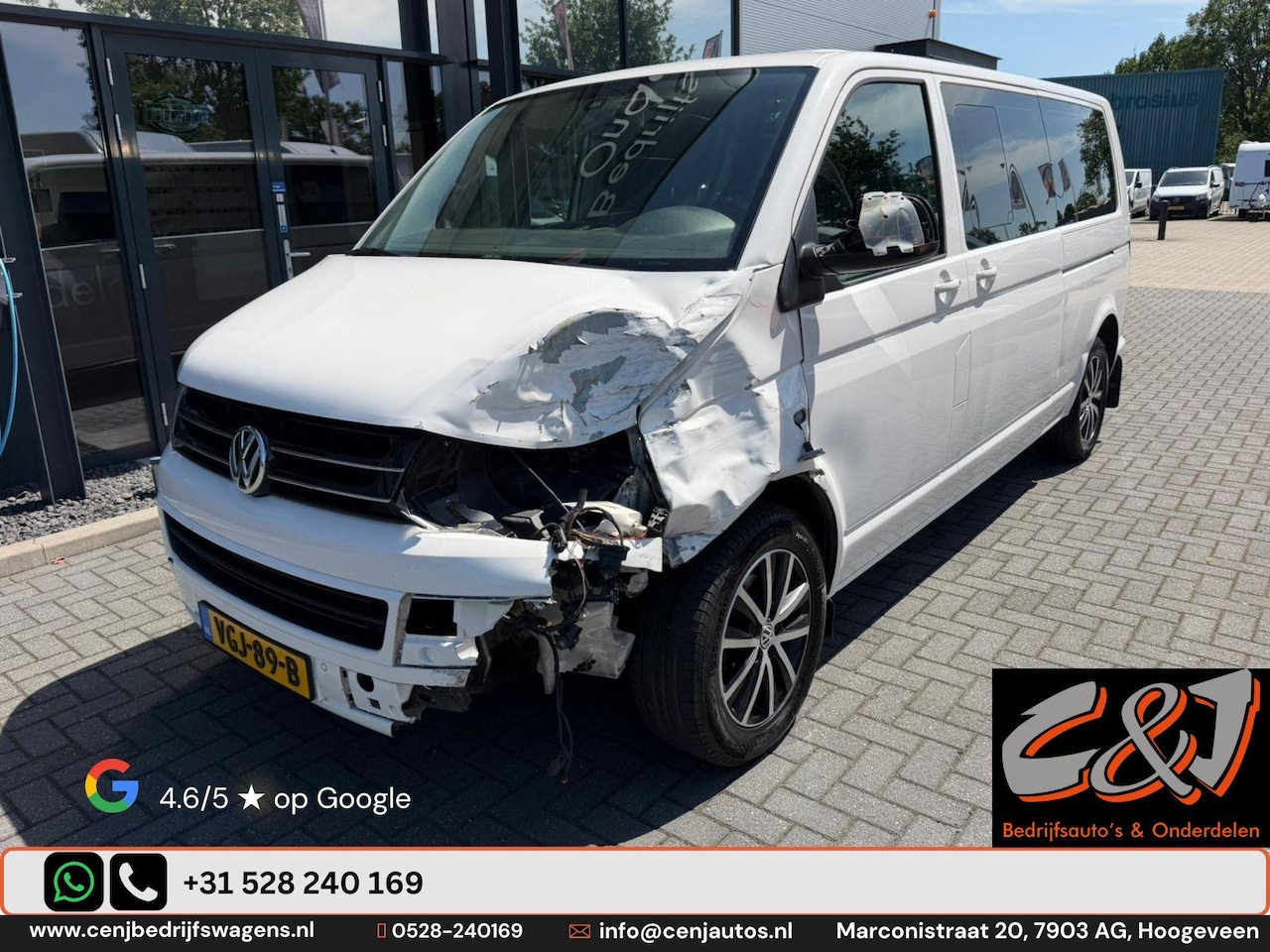 Volkswagen Transporter Caravelle - 2.0 TDI L2H1 4Motion DC Highline Caravelle l rondom schade l veel opties l pano l airco l - AutoWereld.nl