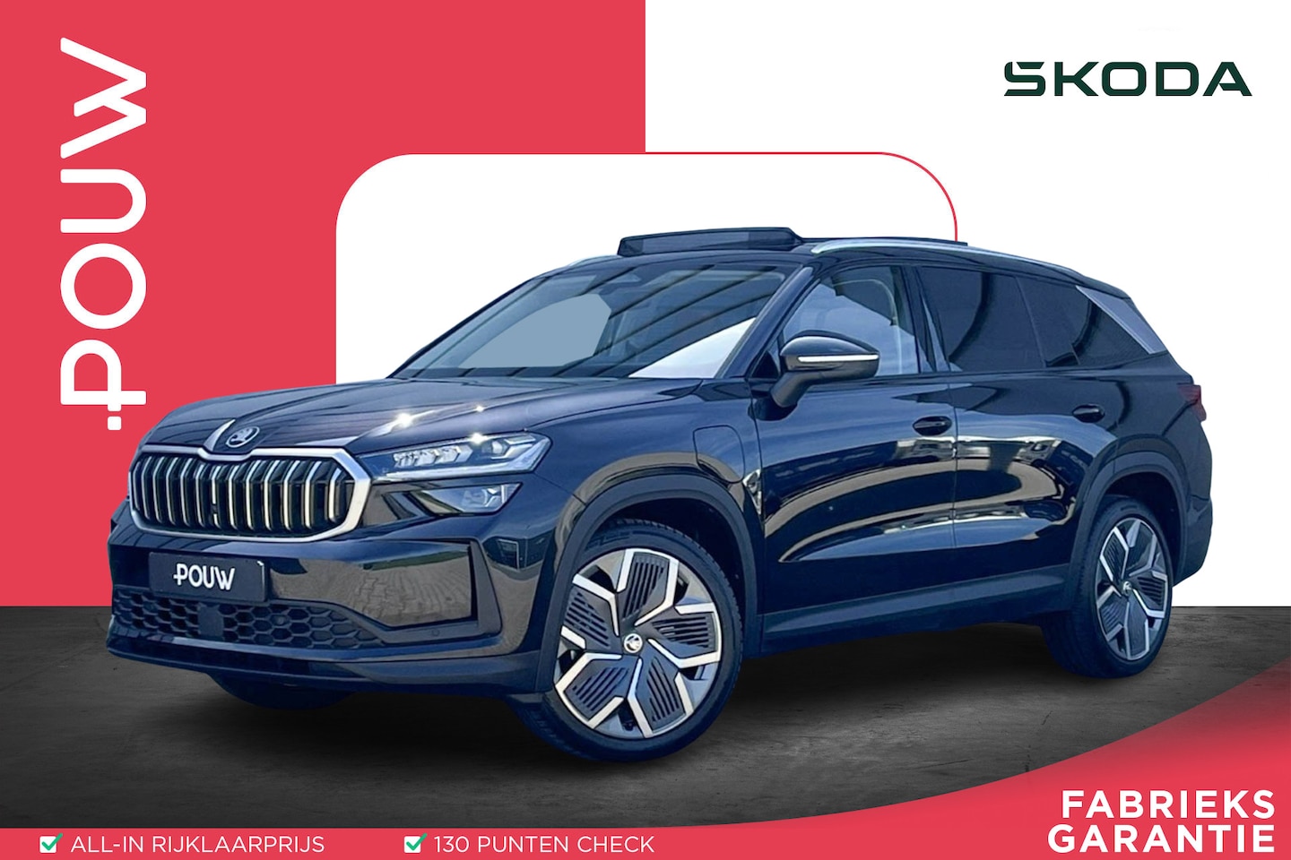 Skoda Kodiaq - 1.5 TSI PHEV 204pk DSG Business Edition | SoH 100% | Panoramadak | Trekhaak | Lederen Bekl - AutoWereld.nl