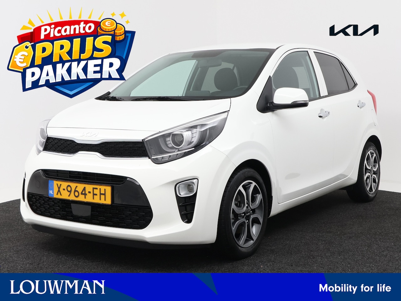 Kia Picanto - 1.0 DPi DynamicPlusLine | Climate Control | Apple Carplay/Android Auto | Camera | LM Velge - AutoWereld.nl
