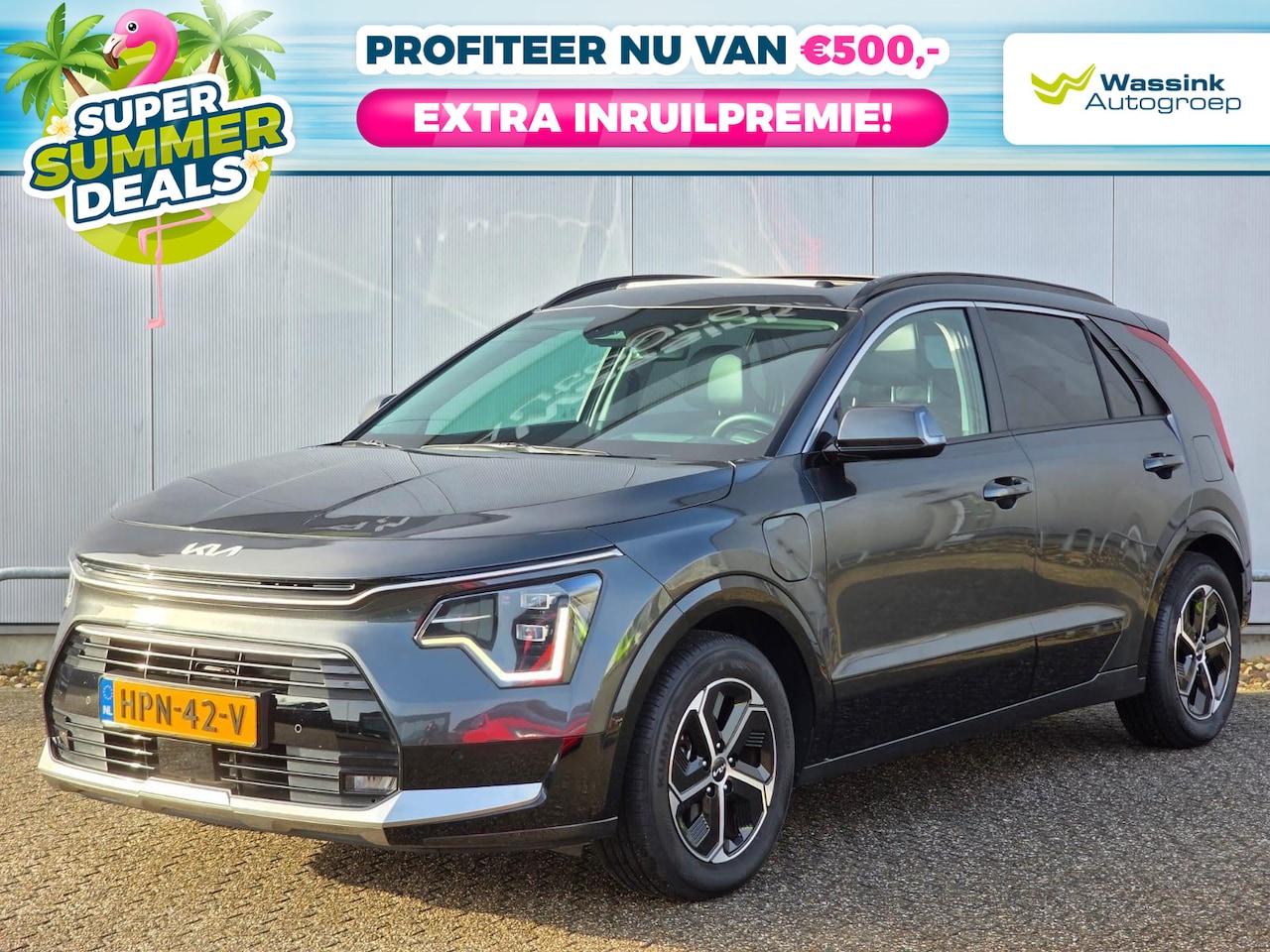 Kia Niro - 1.6 Plug-in Hybrid 171pk DynamicPlusLine Automaat Summer Deals | Schuifdak | Navigatie - AutoWereld.nl