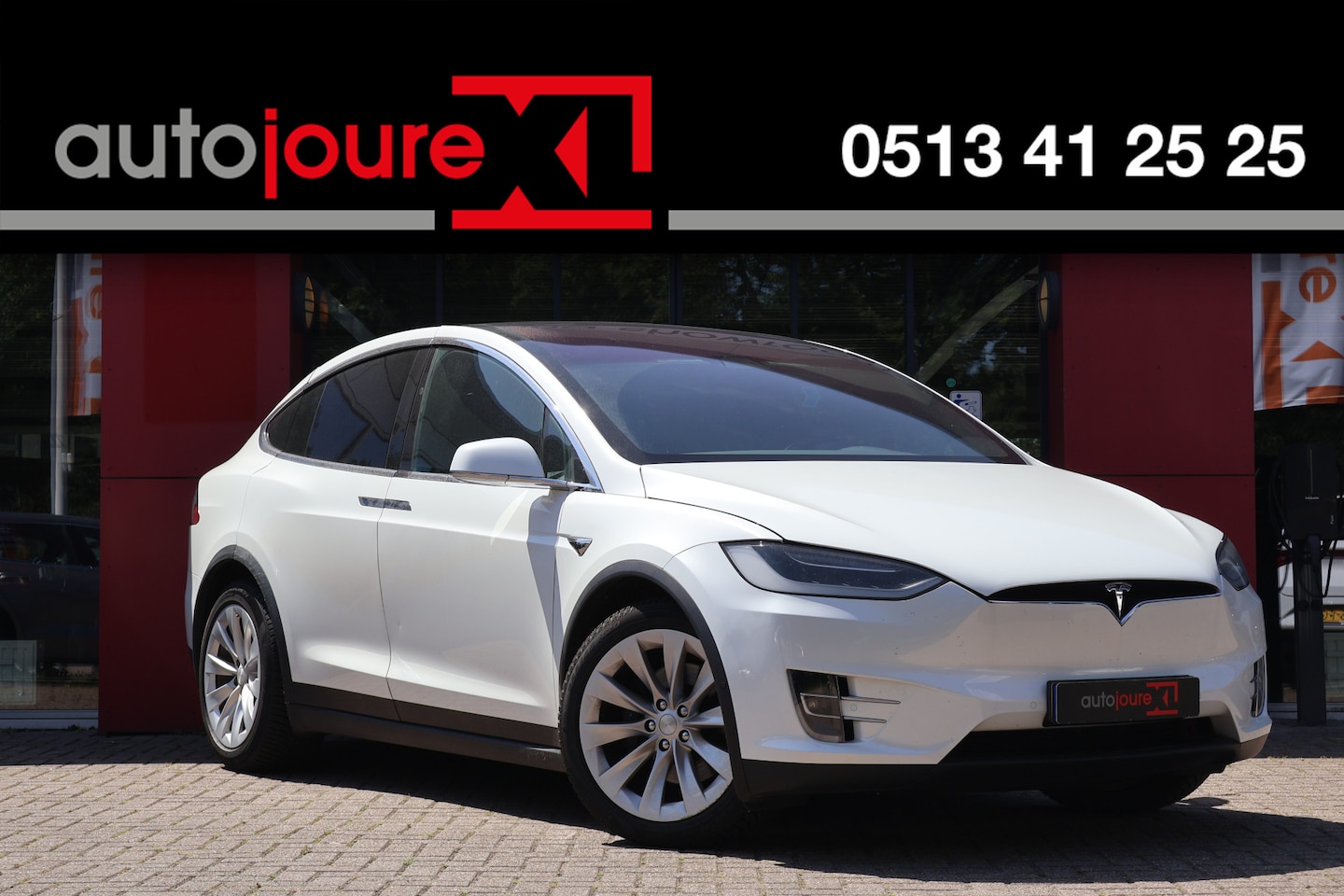 Tesla Model X - 100D 6pers. | Origineel NL | Leder | Alcantara | - AutoWereld.nl