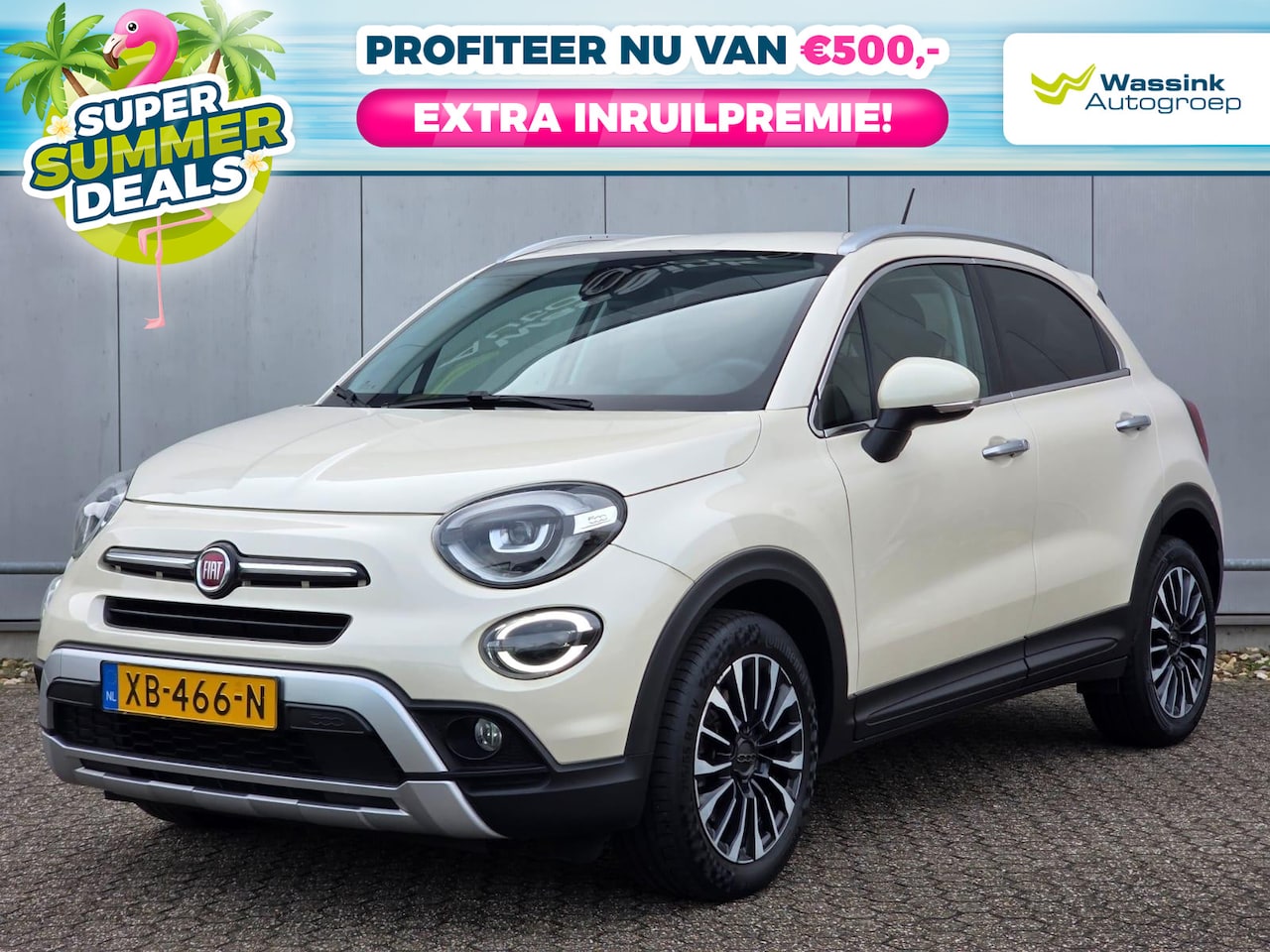 Fiat 500 X - 120pk City Cross Summer Deals | Climate Control | Navigatie | Keyless Entry - AutoWereld.nl