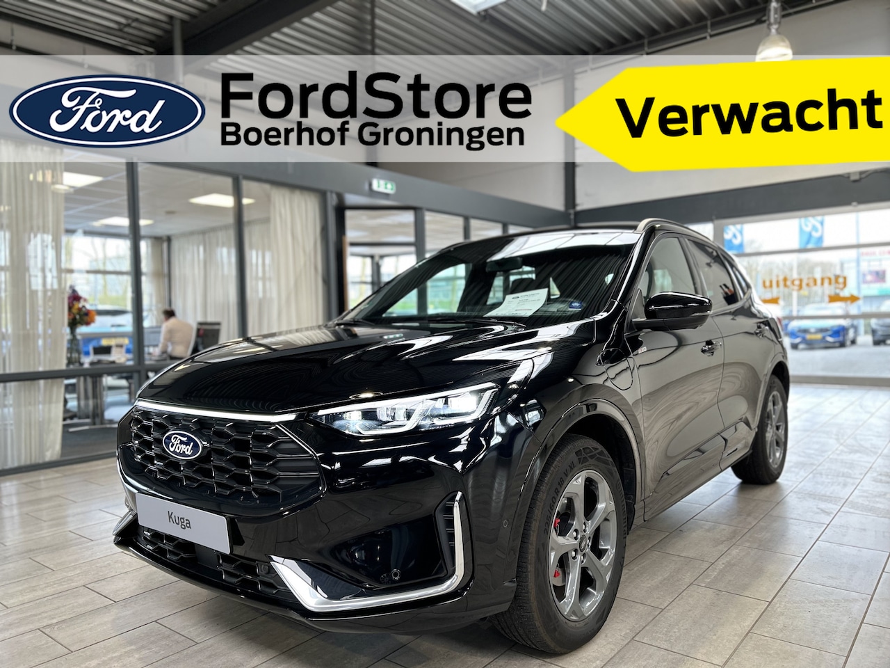 Ford Kuga - 2.5 PHEV 243 pk ST-Line X I AGR stoelen I Adapt Cruise I Winter Pack | B&O | 360° Camera - AutoWereld.nl
