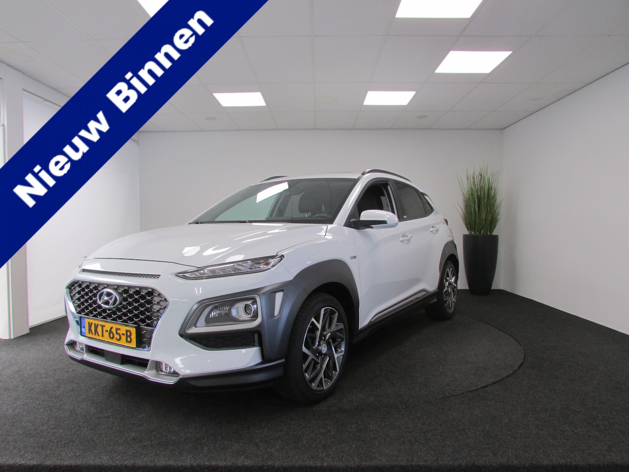 Hyundai Kona - 1.6 GDI HEV Premium Sky I Dealer onderhouden I Luxe I Afn. trekhaak I - AutoWereld.nl