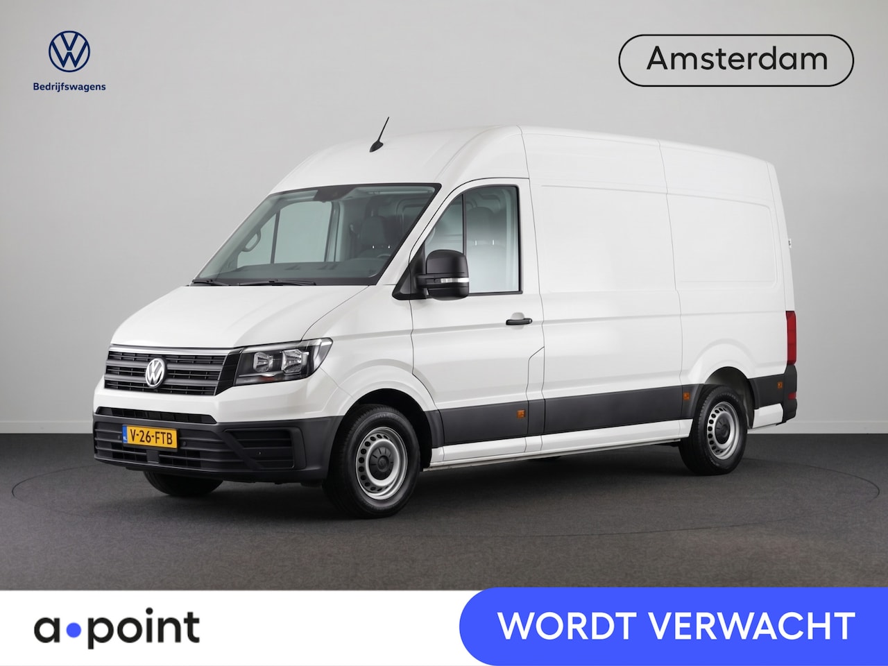 Volkswagen Crafter - 35 2.0 TDI L3H3 Highline EURO VI 140 pk Automaat | Verlengde garantie | Navigatie | Parkee - AutoWereld.nl