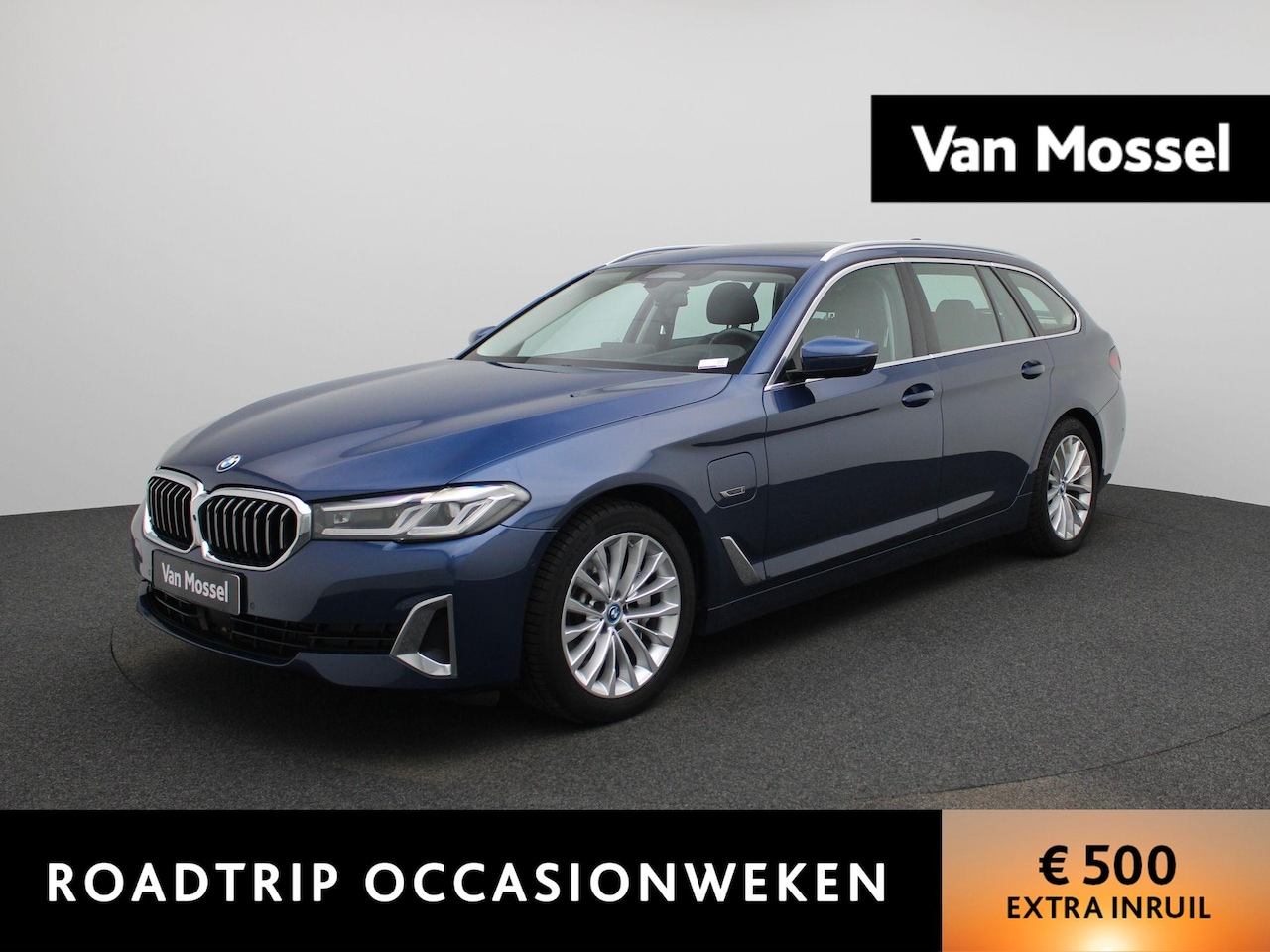 BMW 5-serie Touring - 520e 150kW | PANORAMADAK | ACHTERUITRIJCAMERA 360° | LEDER INTERIEUR | GROOT NAVIGATIE | C - AutoWereld.nl