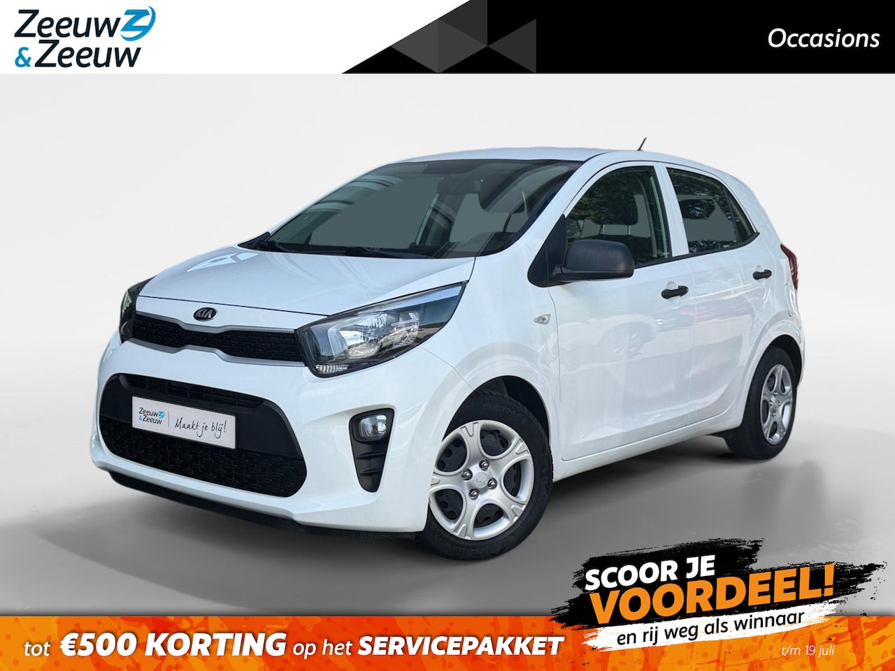 Kia Picanto - 1.0 MPi EconomyLine | Airco | Bluetooth | 12 maanden garantie! | - AutoWereld.nl