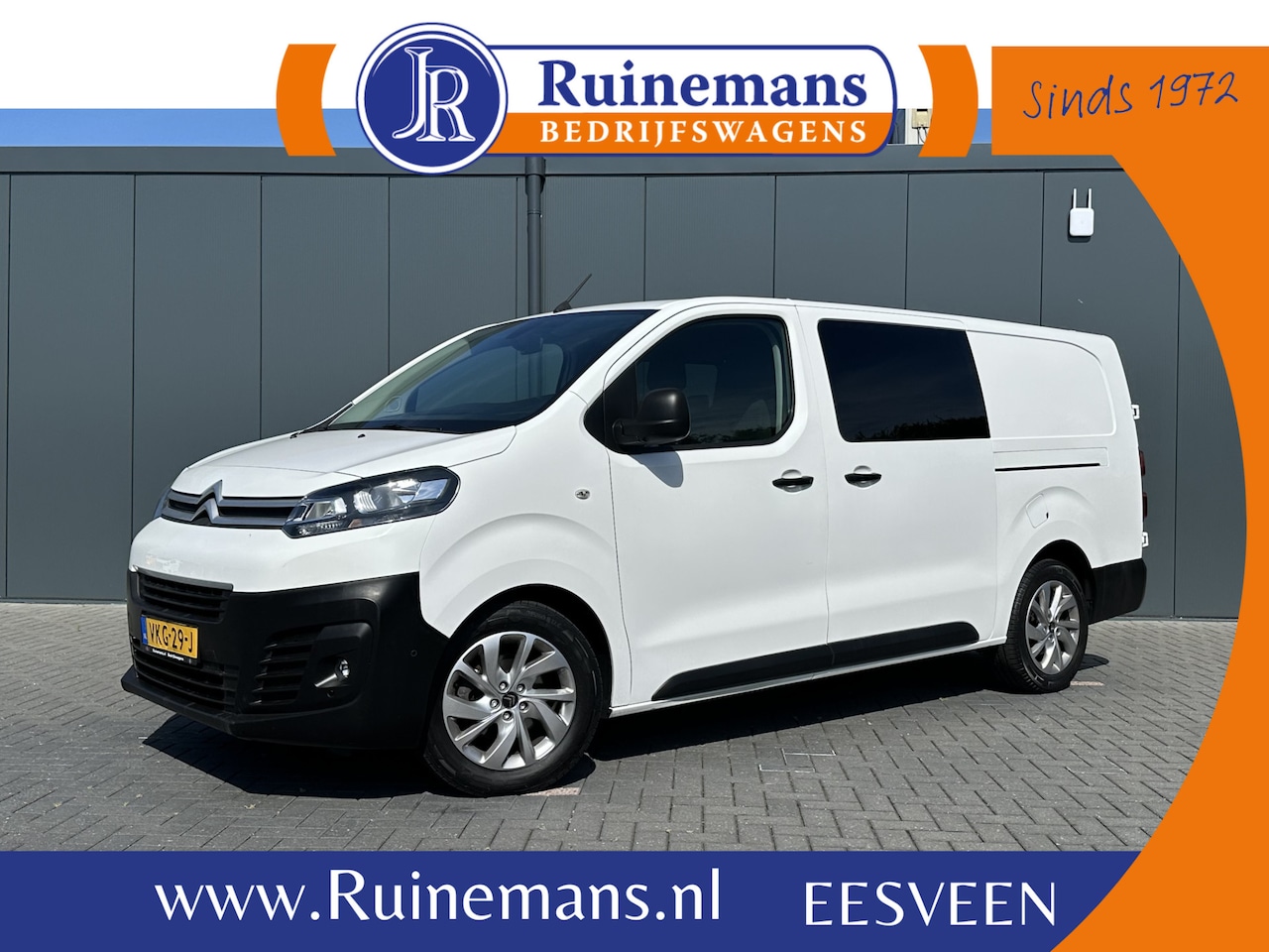 Citroën Jumpy - 2.0 BlueHDI 180 PK / AUTOMAAT / L3H1 / DUBBEL CABINE / 2x SCHUIFDEUR / TREKHAAK / CAMERA / - AutoWereld.nl