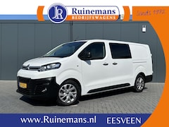 Citroën Jumpy - 2.0 BlueHDI 180 PK / AUTOMAAT / L3H1 / DUBBEL CABINE / 2x SCHUIFDEUR / TREKHAAK / CAMERA /