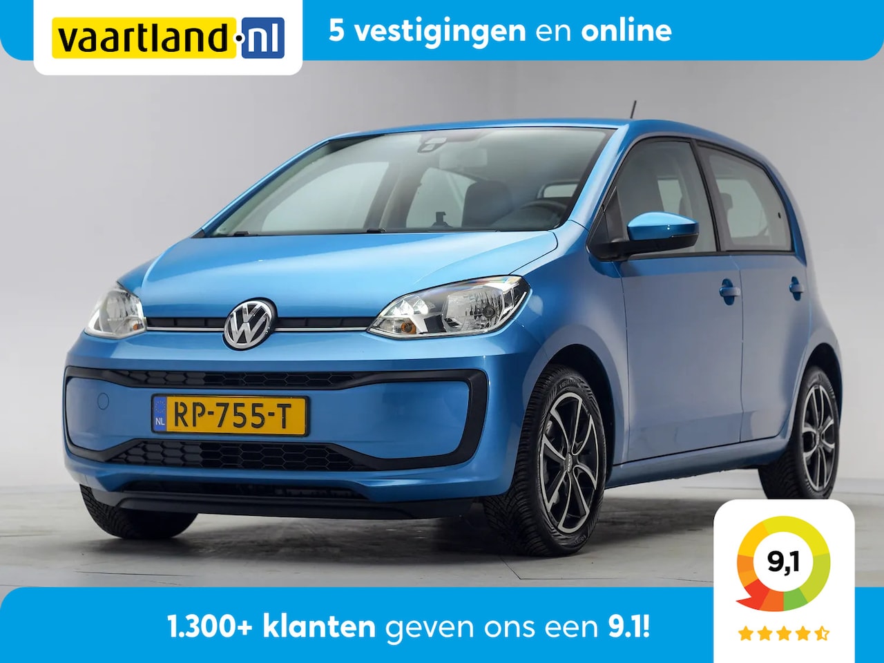 Volkswagen Up! - 1.0 BMT move up! [ Lm Velgen Bluetooth Airco ] - AutoWereld.nl