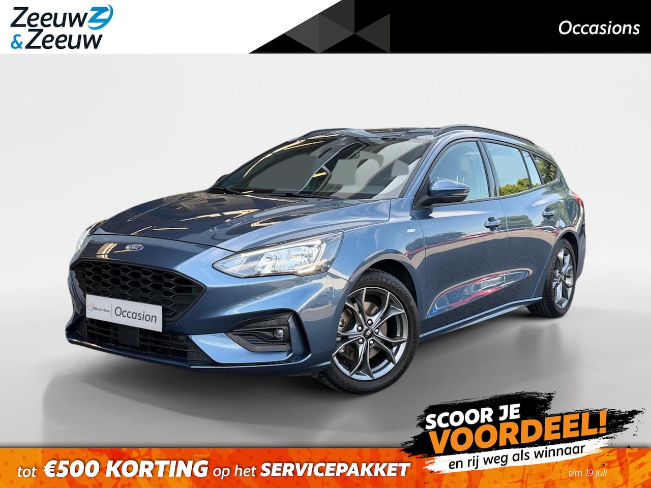 Ford Focus Wagon - 1.0 EcoBoost ST Line Business | Cruise control/ Climate control | WINTER PACK | 12 maanden - AutoWereld.nl