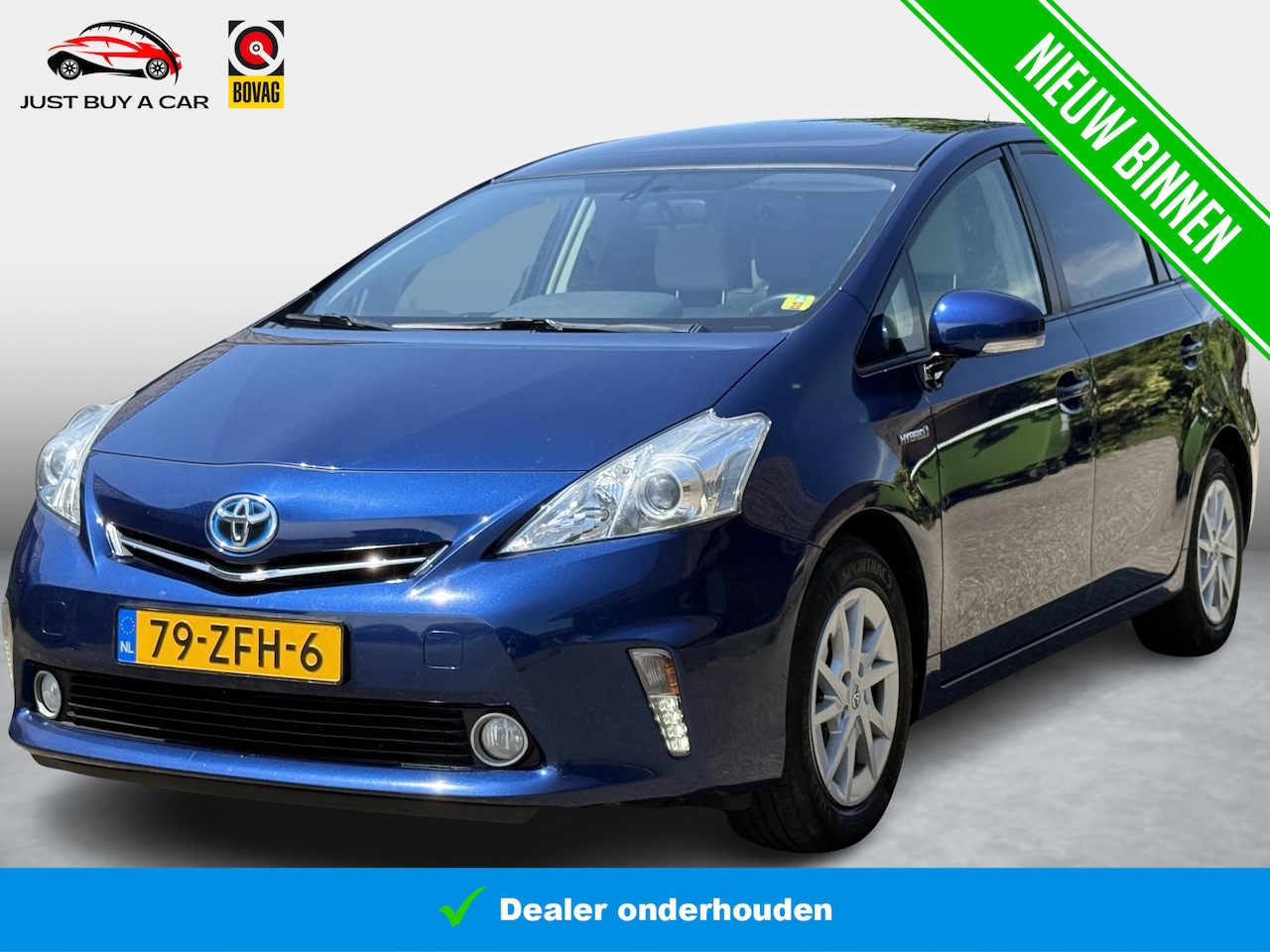 Toyota Prius Wagon - 1.8 Aspiration 96g / 7P / Trekhaak / Panoramadak / Head-Up / Bluetooth / Cruise / Camera / - AutoWereld.nl