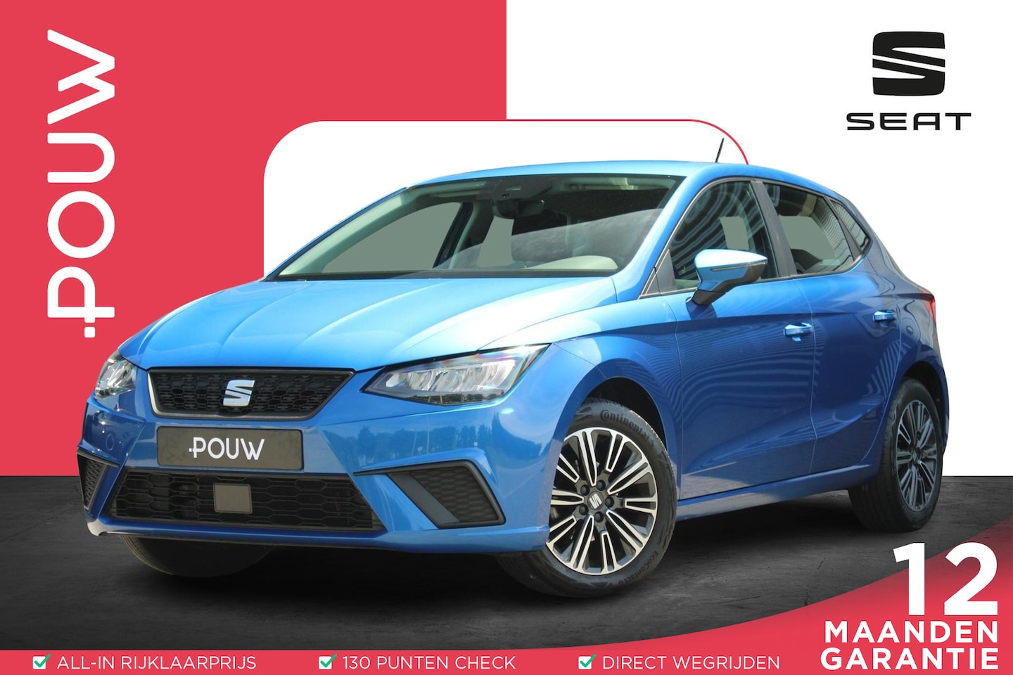 SEAT Ibiza - 1.0 EcoTSI 95pk Style | Cruise Control | Parkeersensoren Achter | Airco Automatische | DAB - AutoWereld.nl