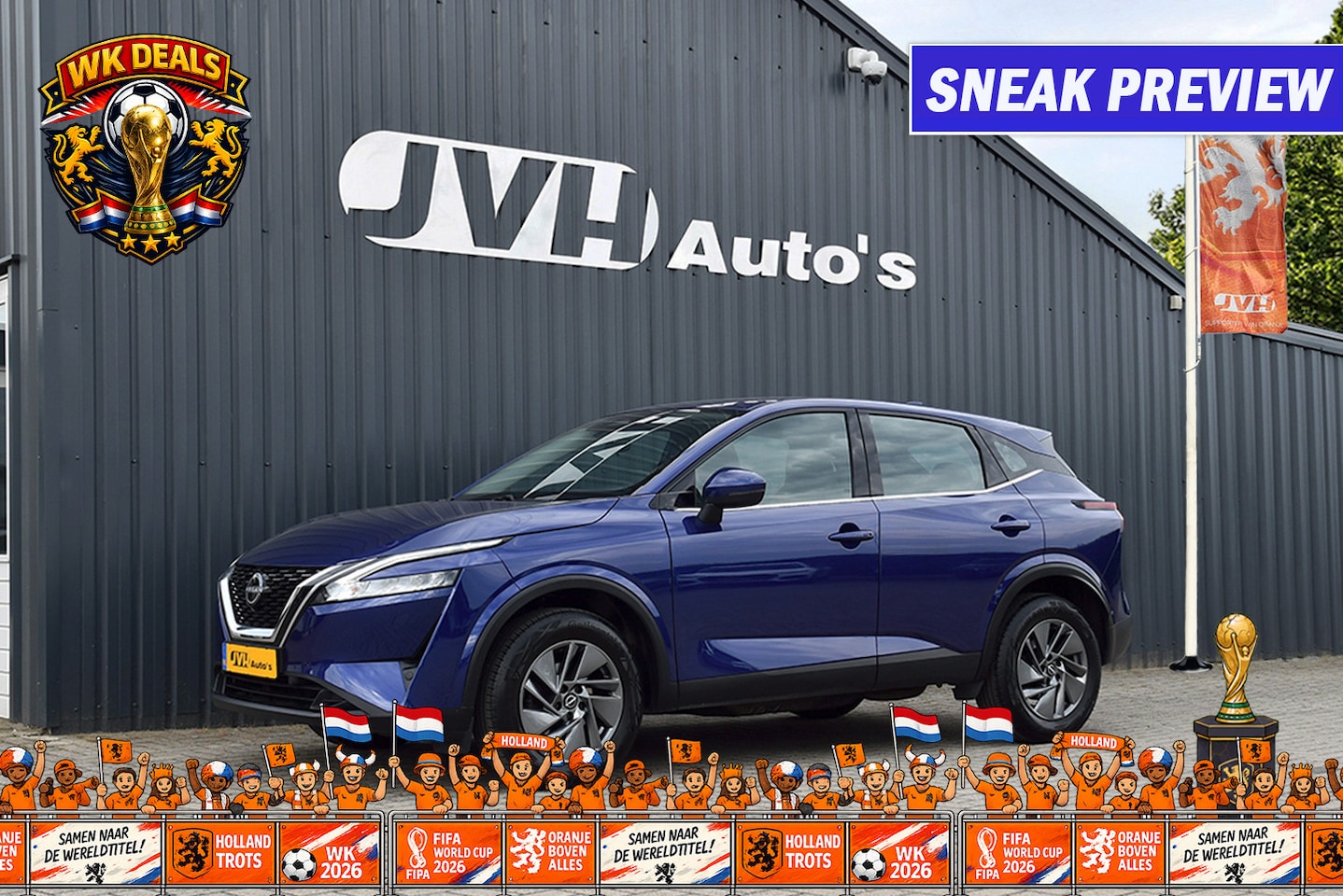 Nissan Qashqai - 1.3 MHEV Acenta 08-2023 | BTW | Keyless | Cam | AppleCarPlay | 17" - AutoWereld.nl