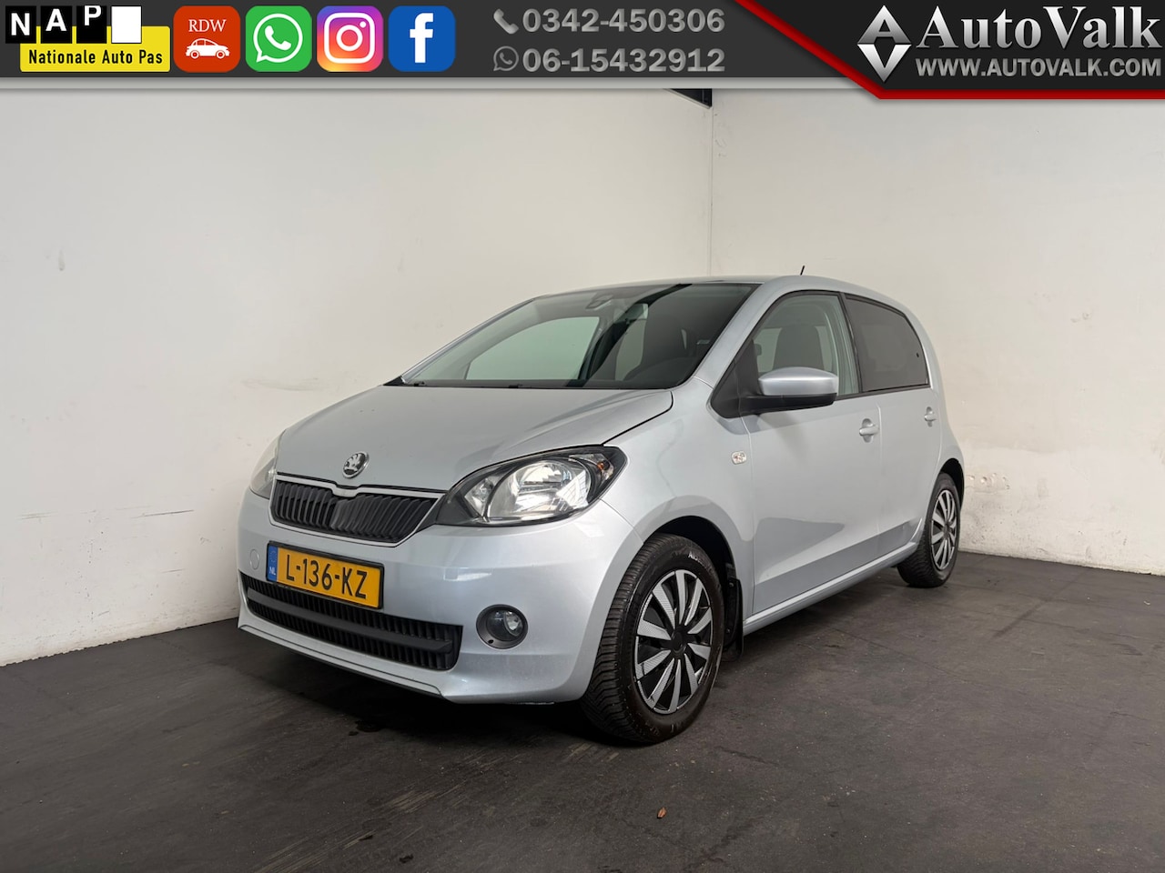Skoda Citigo - 1.0 Greentech Tour.Cruise. Stoelverwarming! - AutoWereld.nl