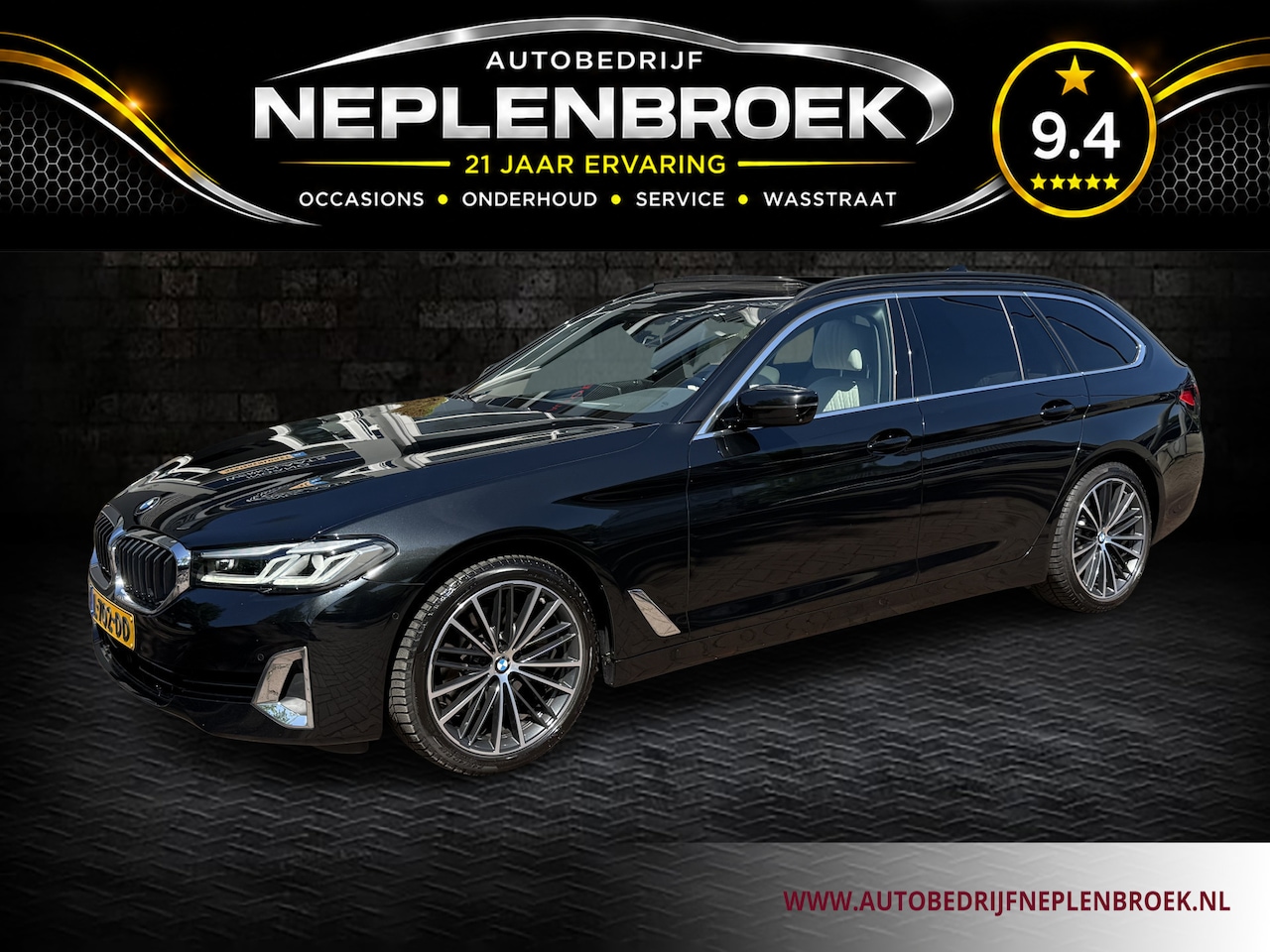 BMW 5-serie Touring - 520i High Executive | Pano | Leder |  04-2021 98.473 KM - AutoWereld.nl
