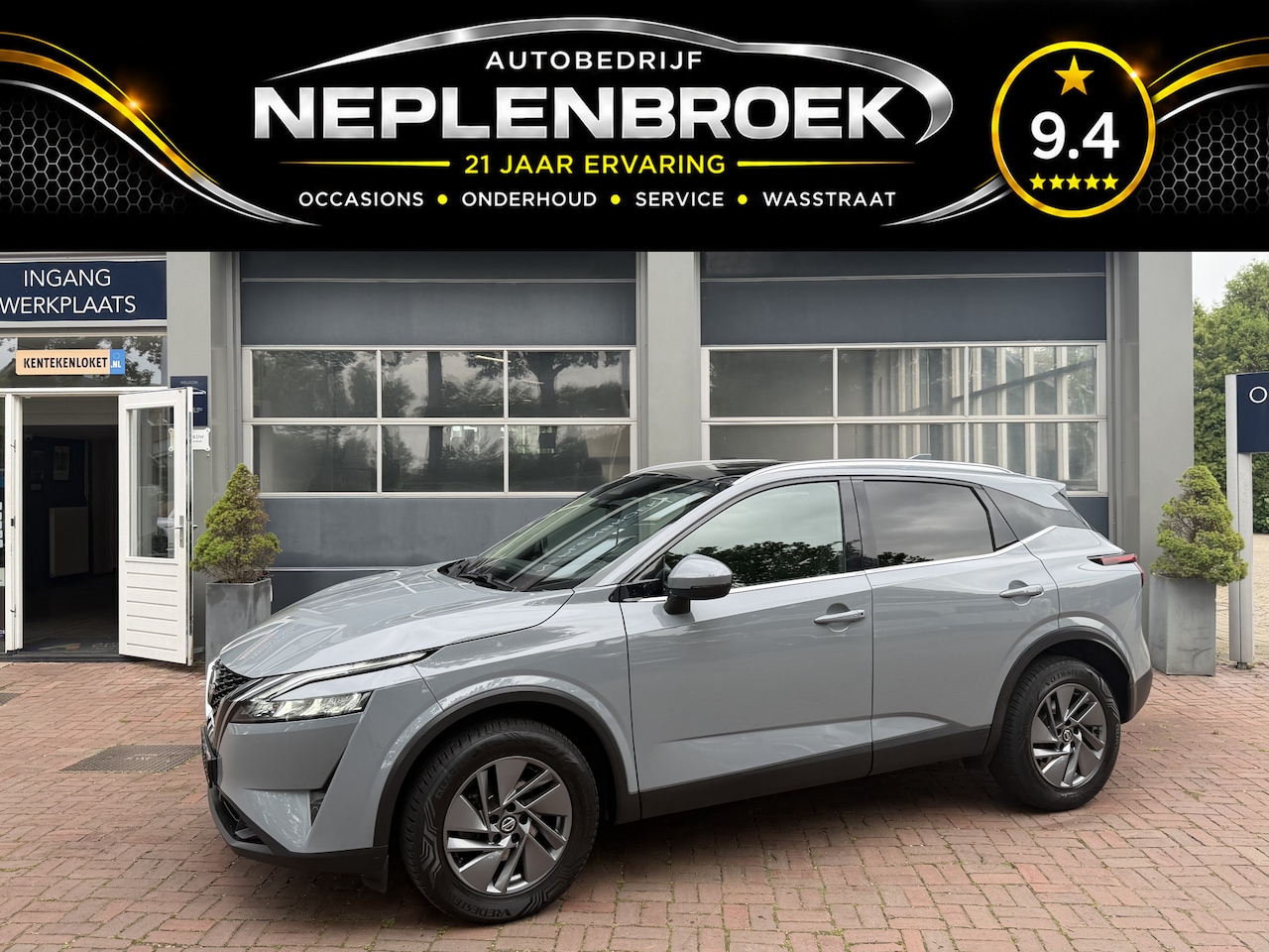 Nissan Qashqai - 1.3 MHEV Xtronic Acenta Bj 2022 Navi,Automaat,Camera,Trekhaak Km 61.147 Nap 2e eigenaar - AutoWereld.nl