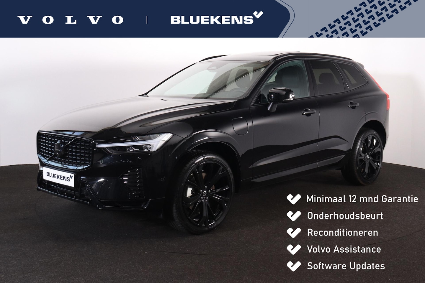 Volvo XC60 - T6 Recharge AWD Plus Black Edition - Panorama/schuifdak - IntelliSafe Assist & Surround - - AutoWereld.nl