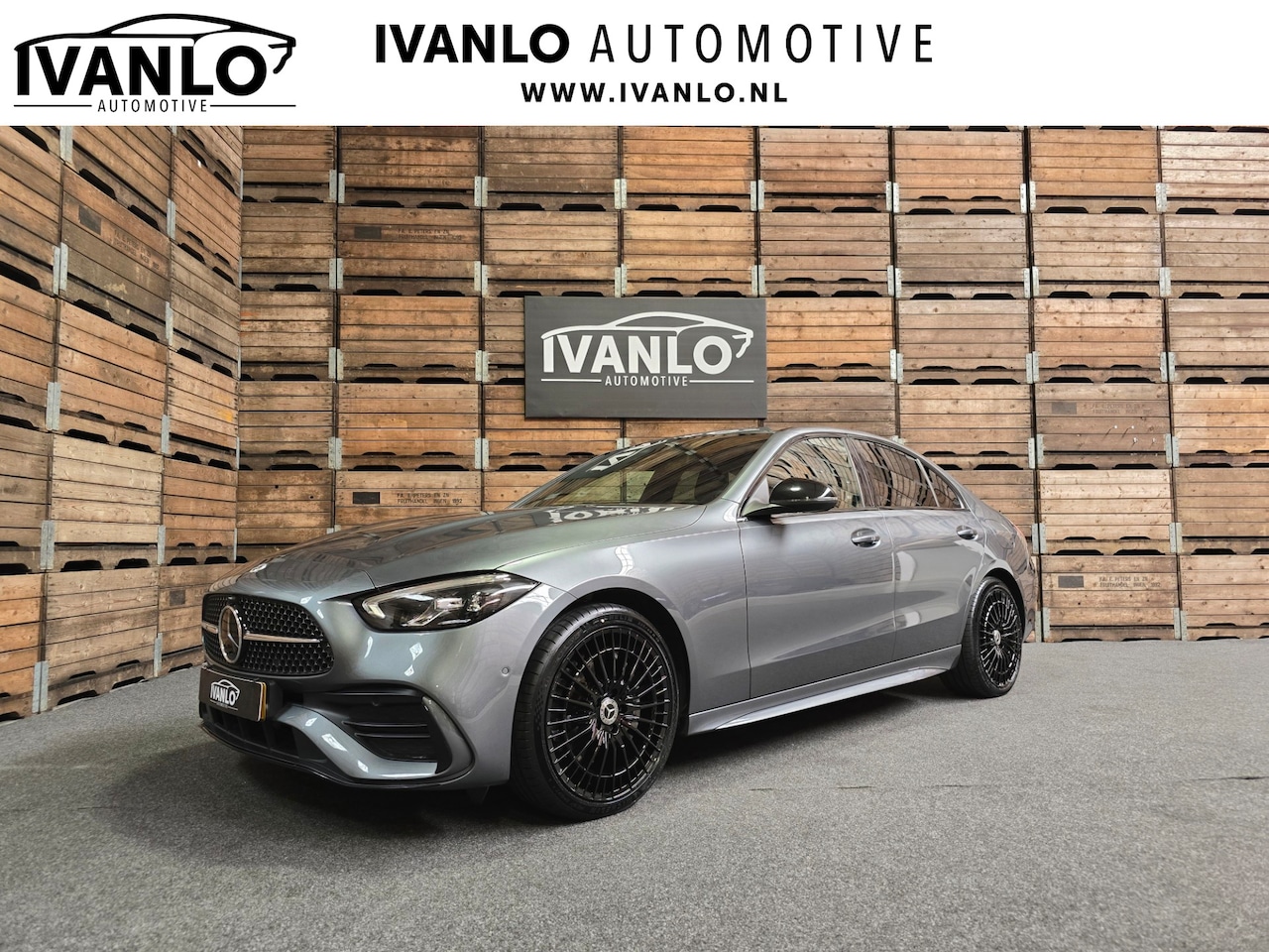 Mercedes-Benz C-klasse - 300 e AMG Line PHEV Leder LED Camera Sfeer Navi Trekhaak LM - AutoWereld.nl
