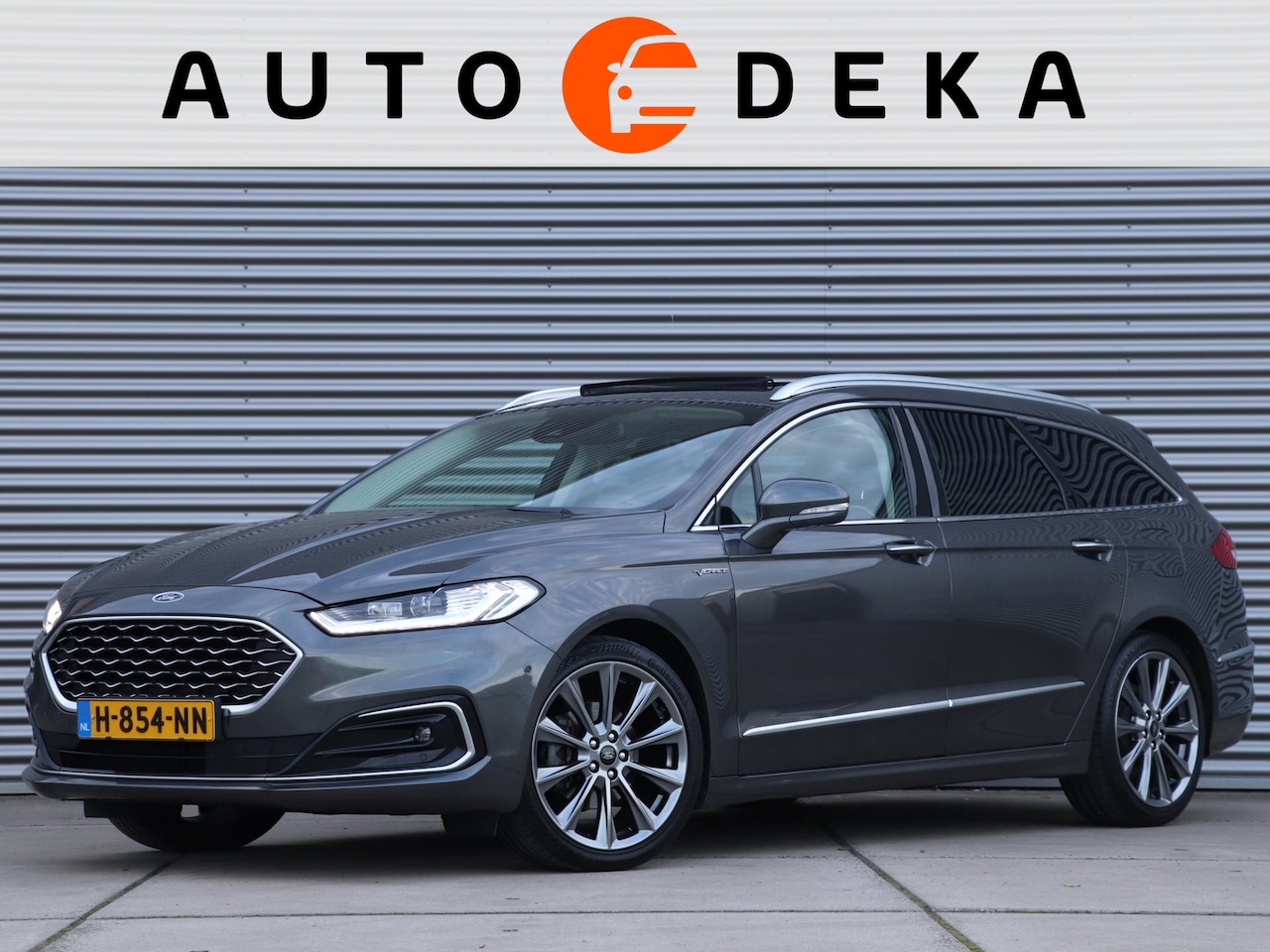 Ford Mondeo Wagon - 2.0 IVCT HEV Vignale Automaat *Panodak*Leder*Stoelventilatie* - AutoWereld.nl