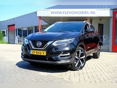 Nissan Qashqai - 1.2 Tekna *44.615km* Pano|1e Eig|Half Leder|360Cam|Navi|Clima|LMV