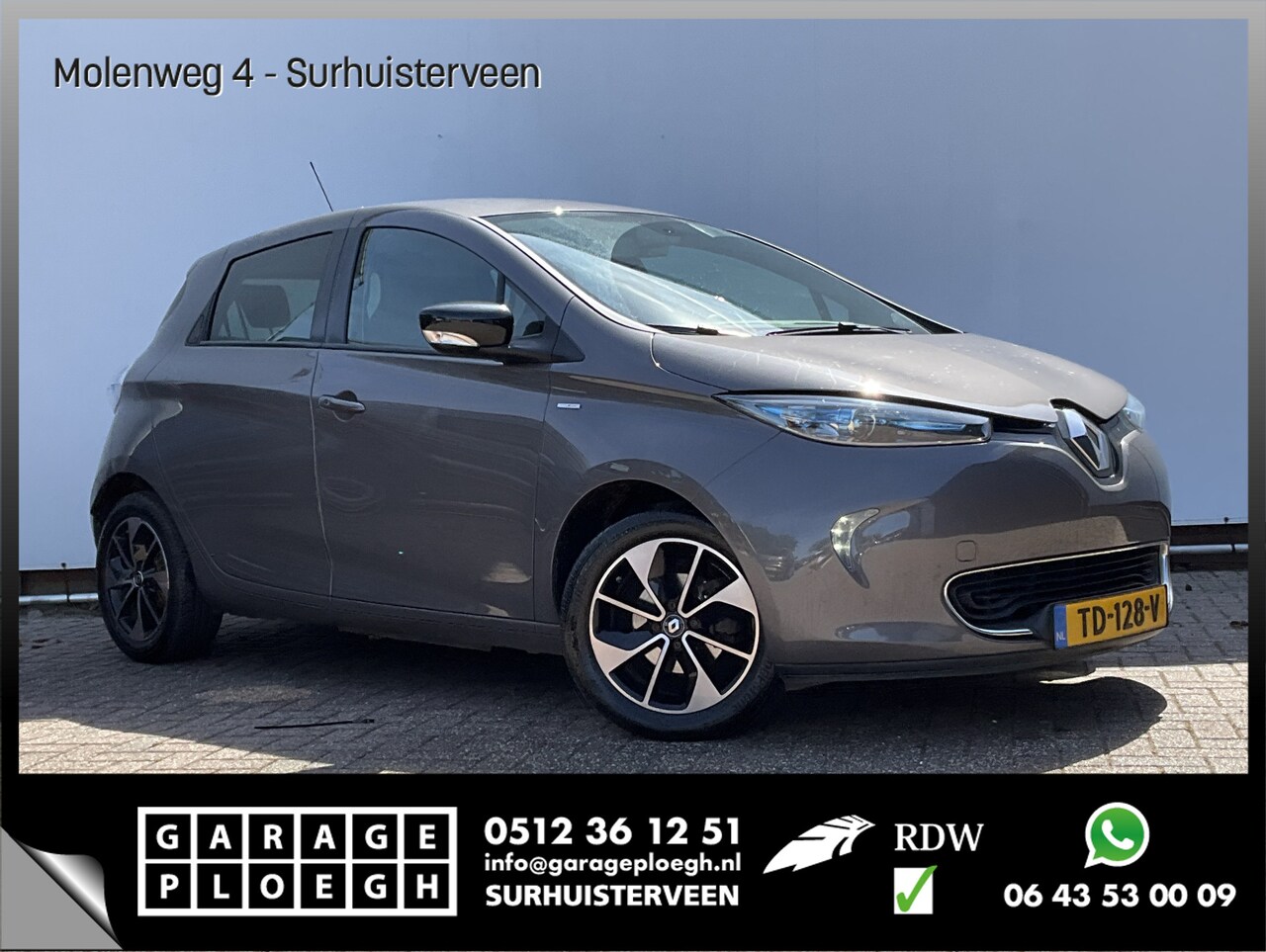 Renault Zoe - Q90 Bose Quickcharge 41 kWh Bose Nav/Cruise Leer Stoelverw Camera Orig.NL! - AutoWereld.nl