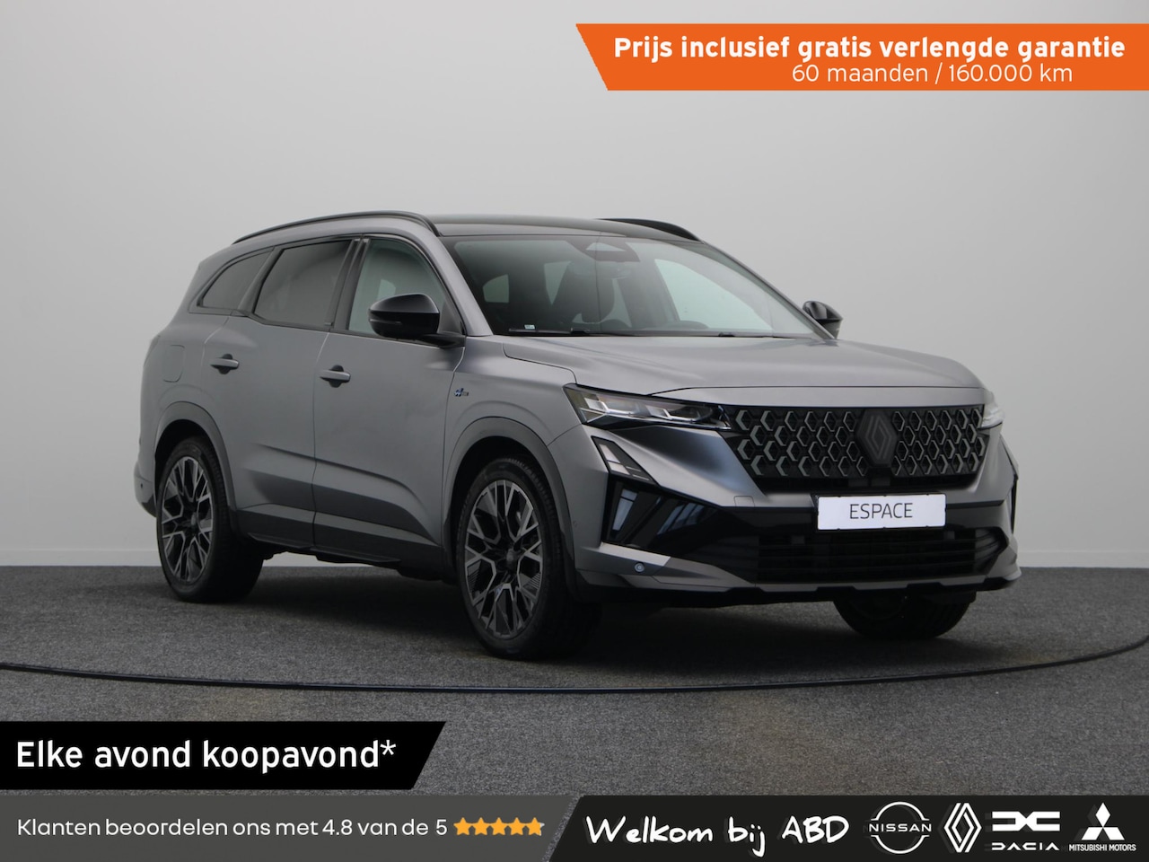 Renault Espace - E-Tech full hybrid 200 esprit Alpine 7p. | Full option | Pano. dak | HUD | Active driver a - AutoWereld.nl