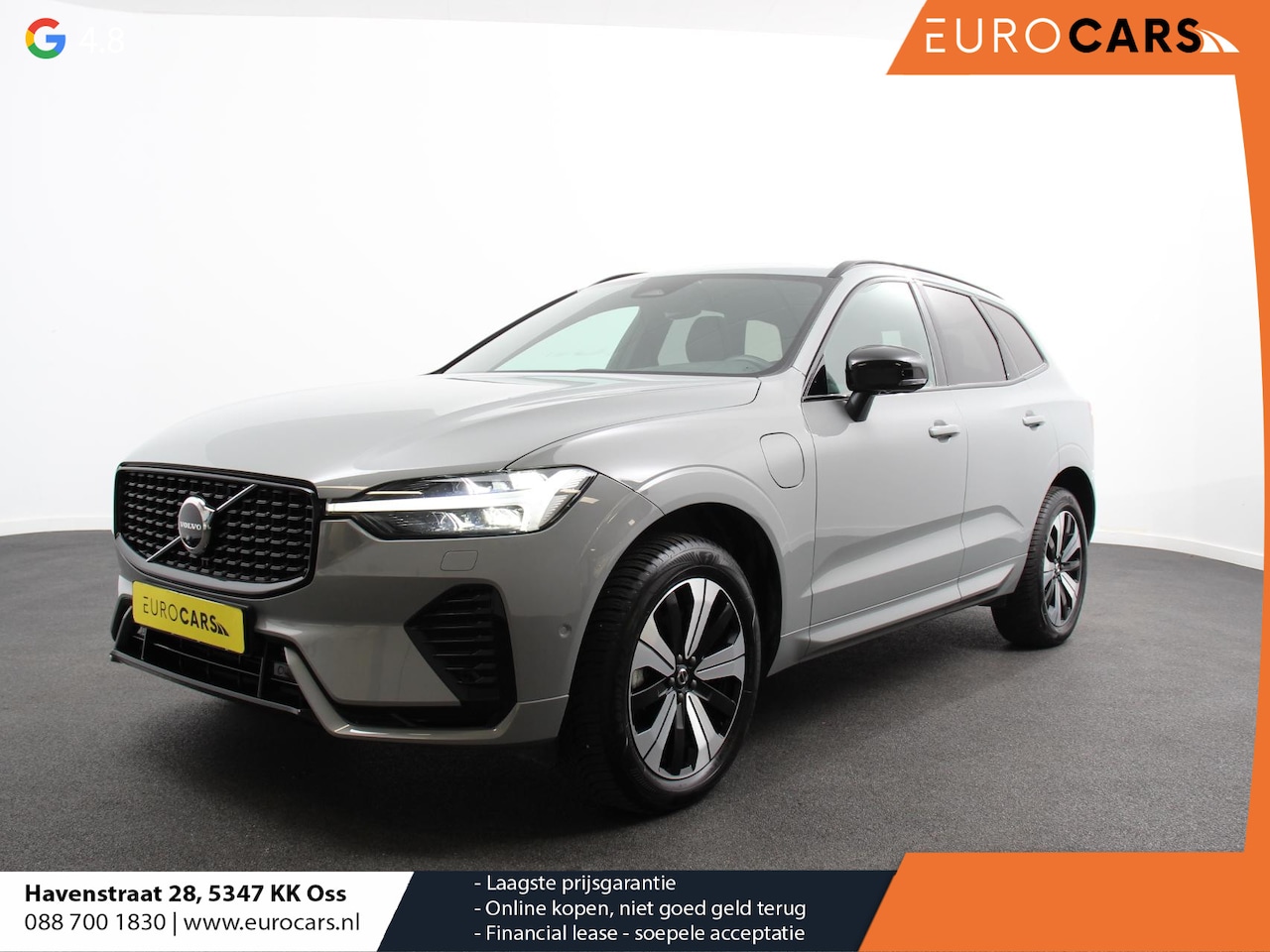 Volvo XC60 - 2.0 T6 Plug-in hybrid AWD Automaat Plus Dark Adaptieve cruise control Leder Navigatie Goog - AutoWereld.nl
