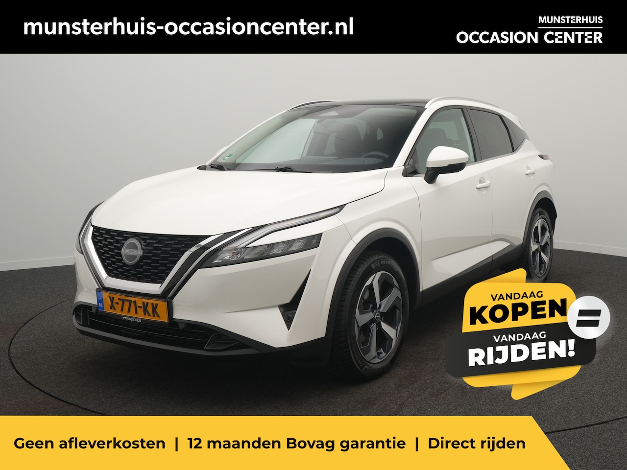 Nissan Qashqai - 1.3 MHEV 160 Xtronic N-Connecta - RIJKLAARPRIJS - All Seasonbanden - Adaptive Cruise Contr - AutoWereld.nl