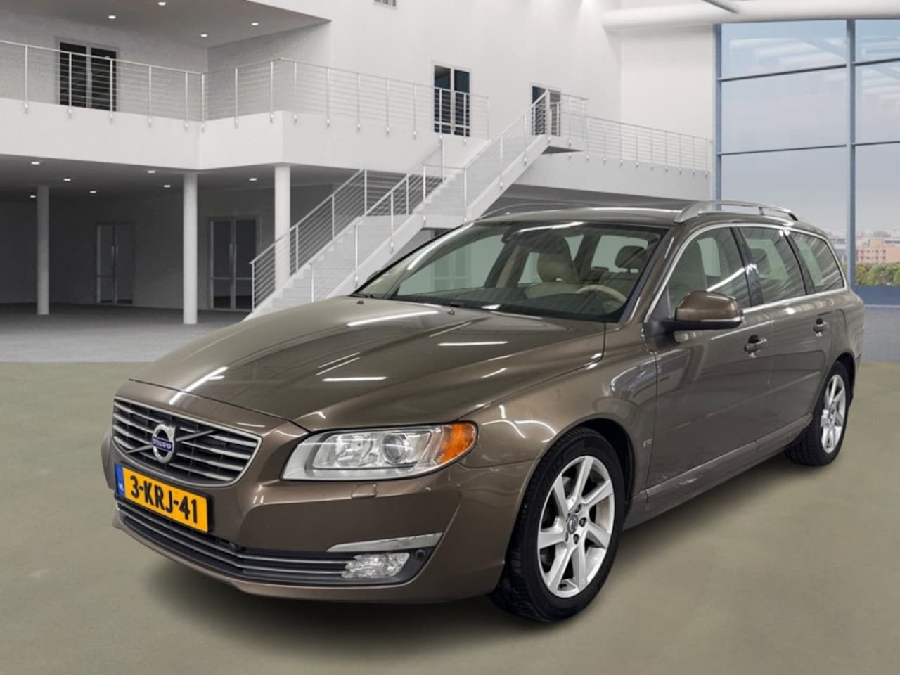 Volvo V70 - 1.6 D2 Summum/AUTOMAAT/NAVI/LEDER - AutoWereld.nl