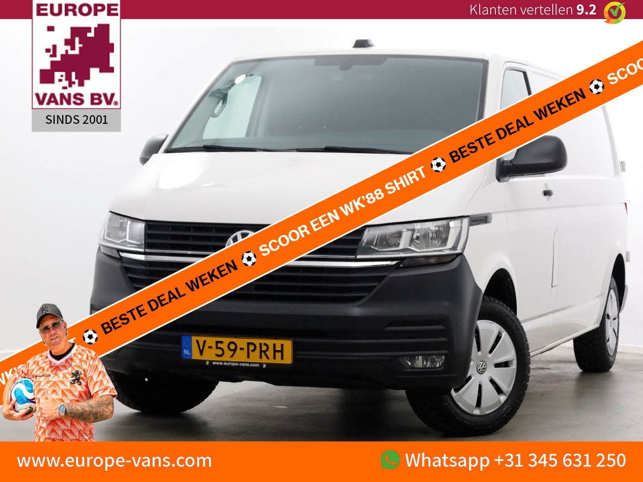 Volkswagen Transporter - T6.1 2.0 TDI 150pk Lang Comfortline Airco/Navi/Camera 07-2022 - AutoWereld.nl
