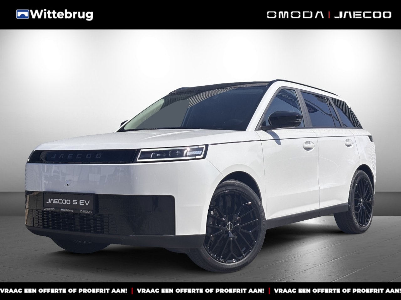 Jaecoo 5 - EV Exclusive 61 kWh Volledig Elektrisch met Black Pack Wrap 20 Inch Lichtmetalen velgen, L - AutoWereld.nl
