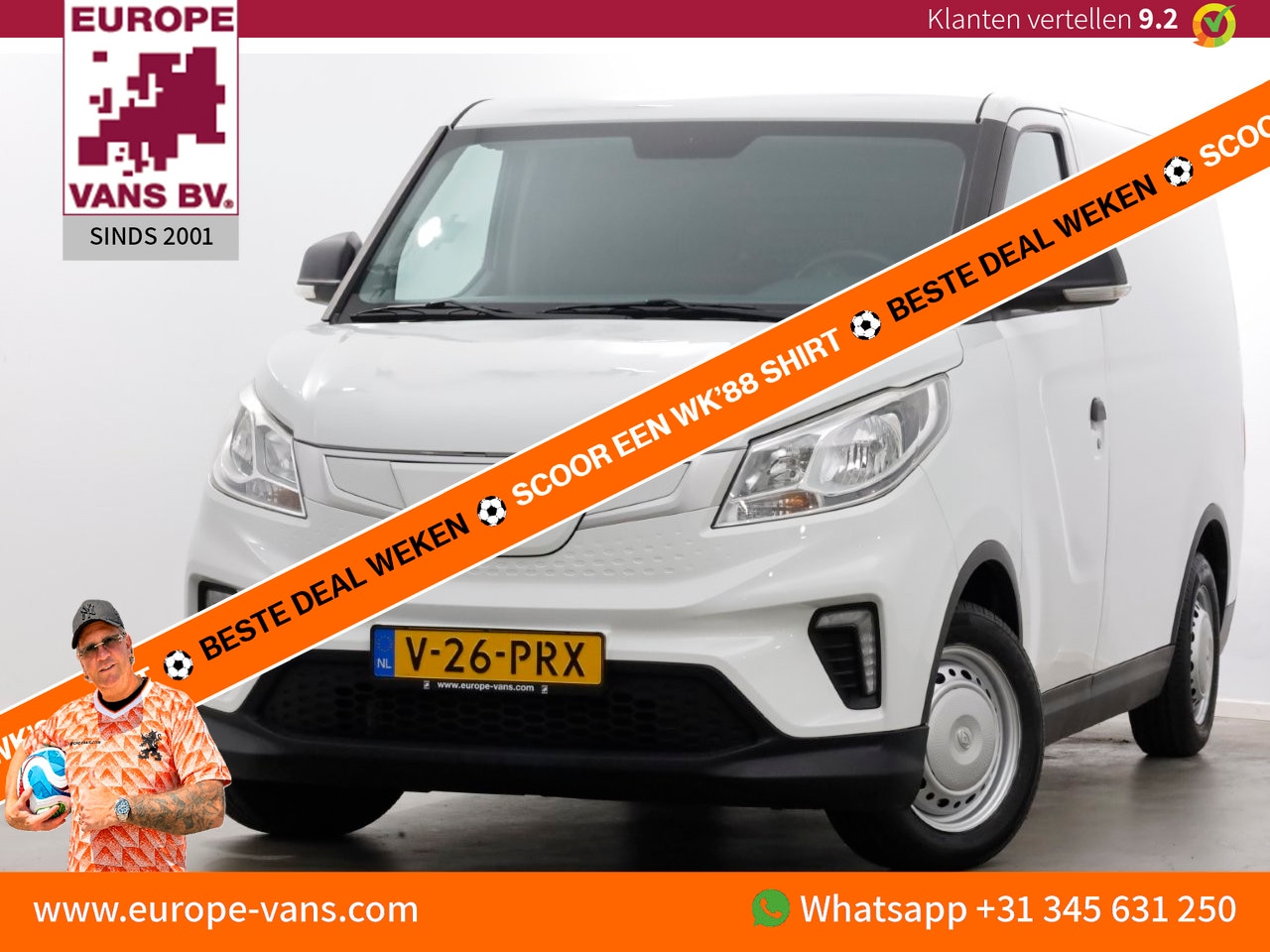 Maxus eDELIVER 3 - SWB L1H1 50 kWh WLTP Range 238km 100% Elektrisch 08-2023 - AutoWereld.nl