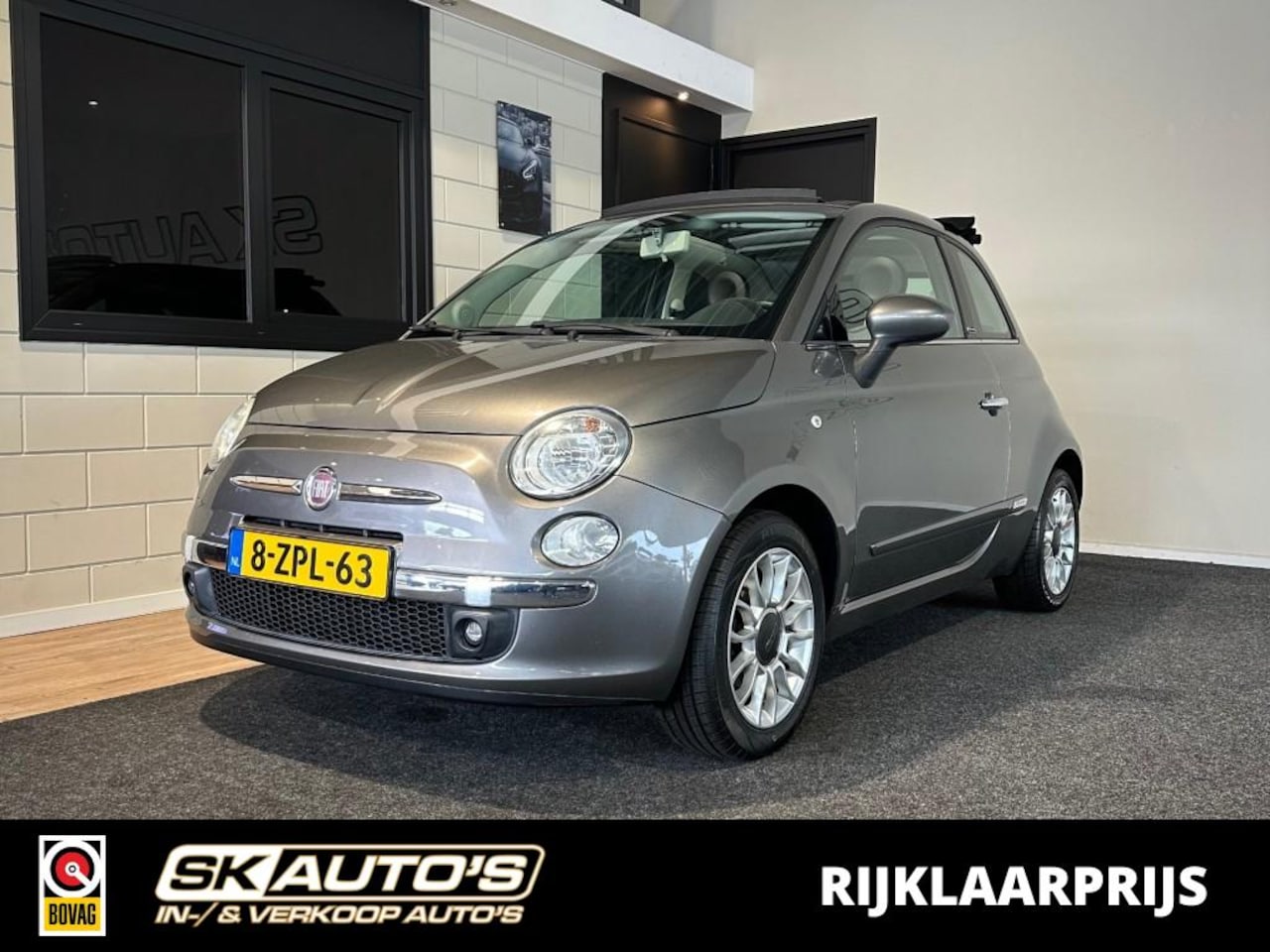 Fiat 500 C - 500C  1.4 LOUNGE l NAP l 101PK l CABRIO l AIRCO l - AutoWereld.nl