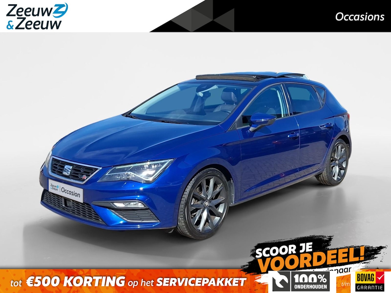 SEAT Leon ST - 2.0 TSI FR Business Intense automaat | Panorama dak | Apple Carplay & Android auto | Beats - AutoWereld.nl