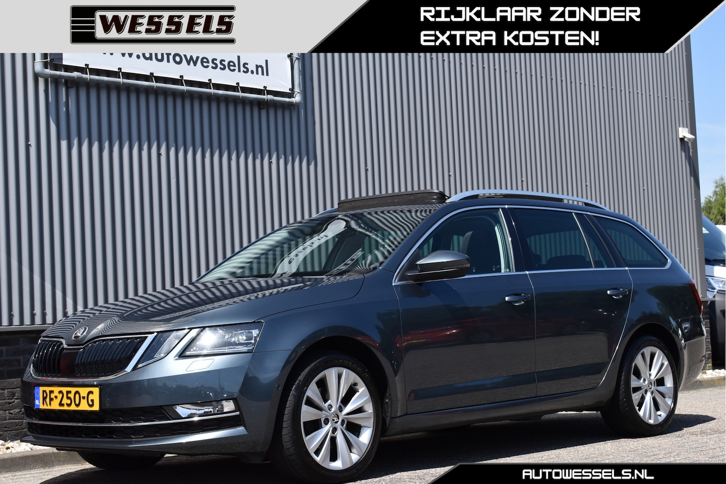 Skoda Octavia Combi - 1.0 TSI Greentech Style Business NL-auto, Panorama, Trekhaak, Canton, Adaptive cruise, Sto - AutoWereld.nl