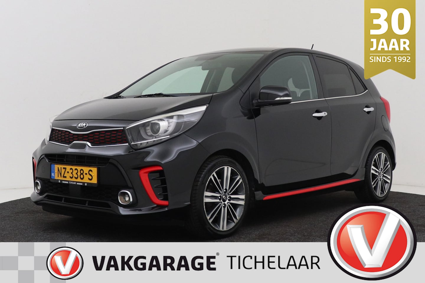 Kia Picanto - 1.2 CVVT GT-Line | Org. NL | CarPlay | Stoel-&stuurverwarming | Cruise | Climate | Camera - AutoWereld.nl