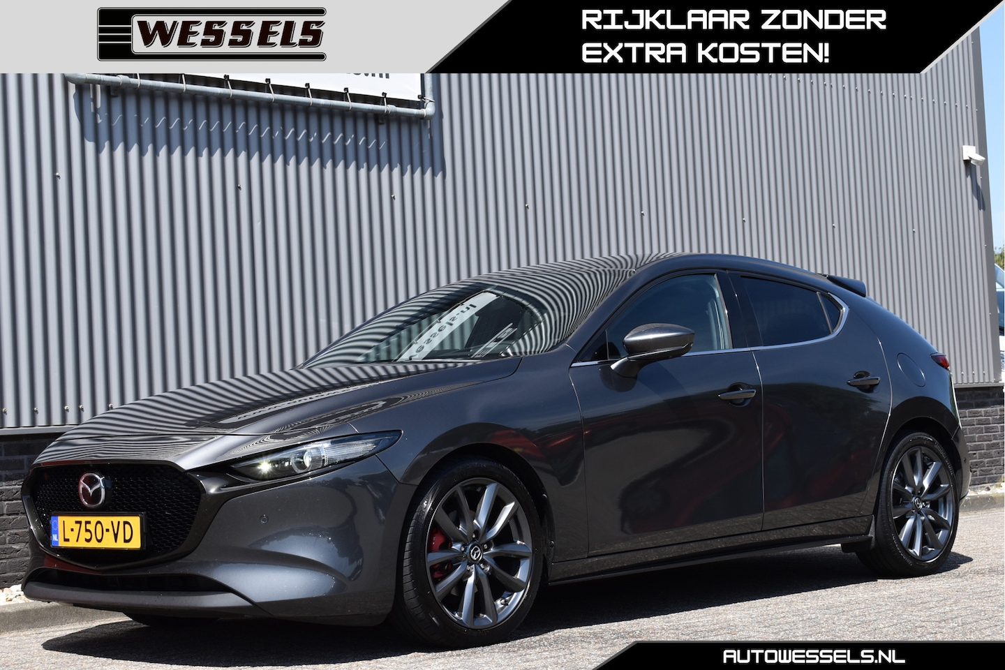 Mazda 3 - 2.0 e-SkyActiv-G M Hybrid 122 Comfort met Bose, Head up, Adaptive cruise, 360 Camera, PDC, - AutoWereld.nl