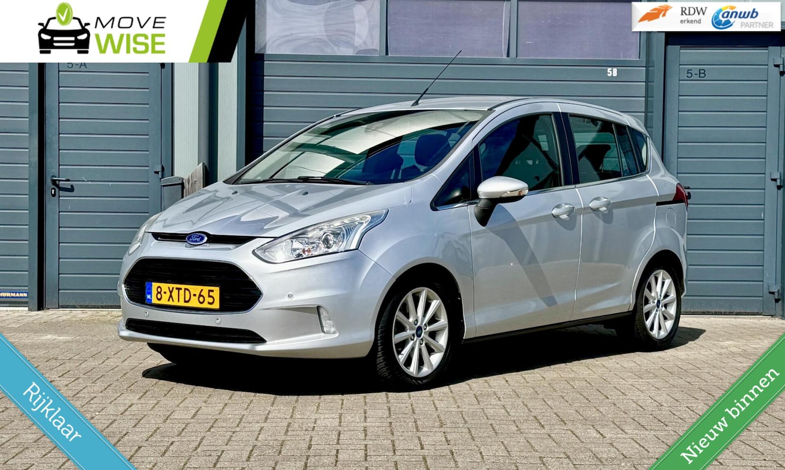 Ford B-Max - 1.0 - 101pk Titanium | LAGE KM NAP ! | Hoge Zit | Trekhaak | Camera | Cruise | Dealeronder - AutoWereld.nl