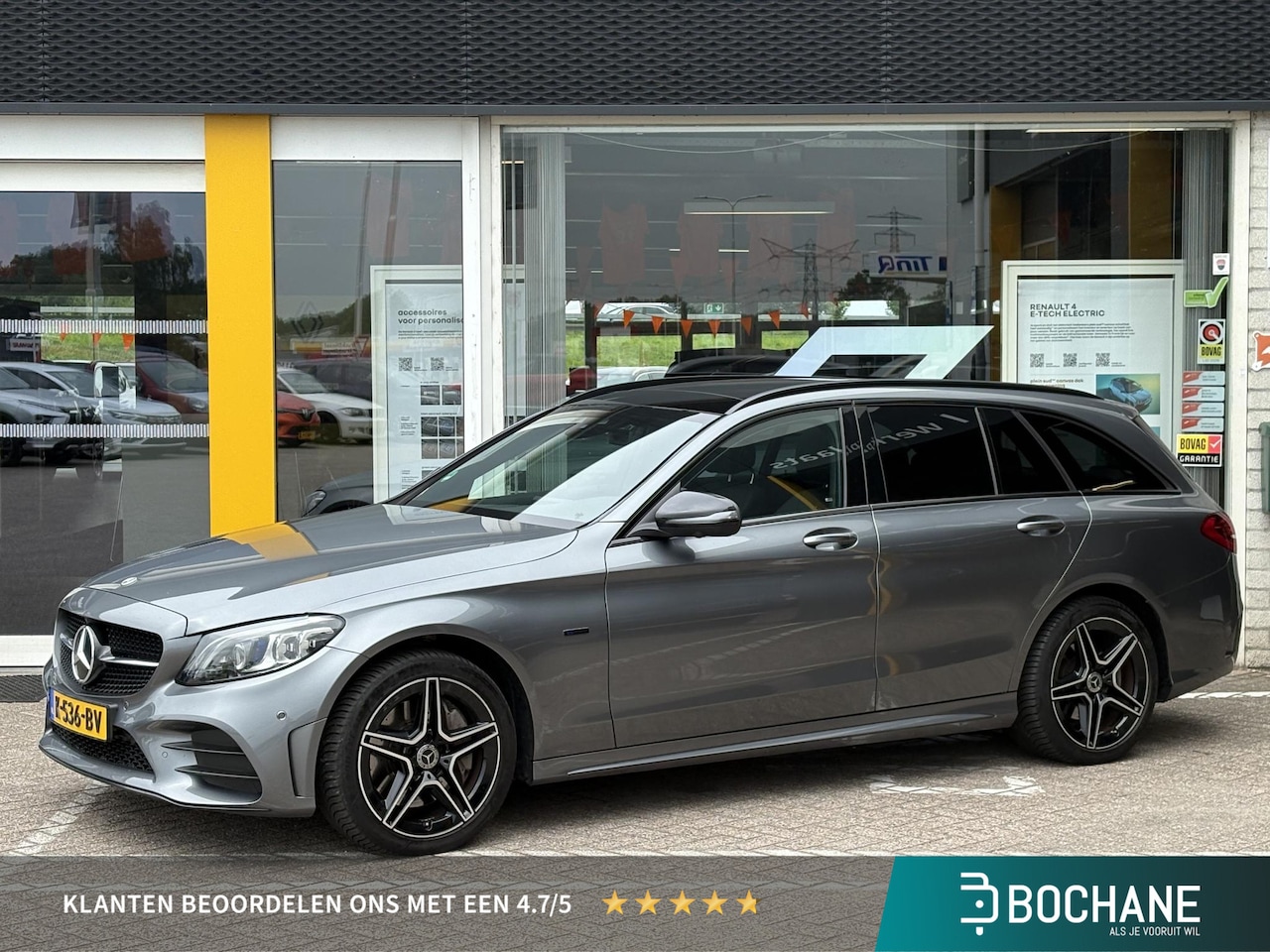 Mercedes-Benz C-klasse Estate - 300 e Business Solution AMG | NAP | Panoramadak | Trekhaak afneembaar | Navigatie | 360 gr - AutoWereld.nl