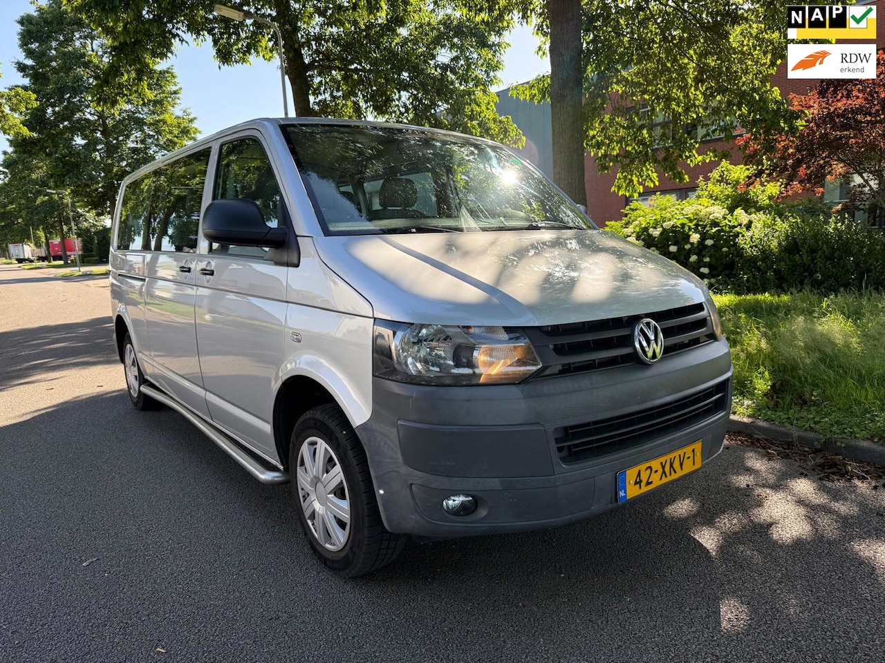 Volkswagen Transporter Kombi - 2.0 TDI L2H1 BM Comfortline 9 persoon met airco(ijs koud) - AutoWereld.nl