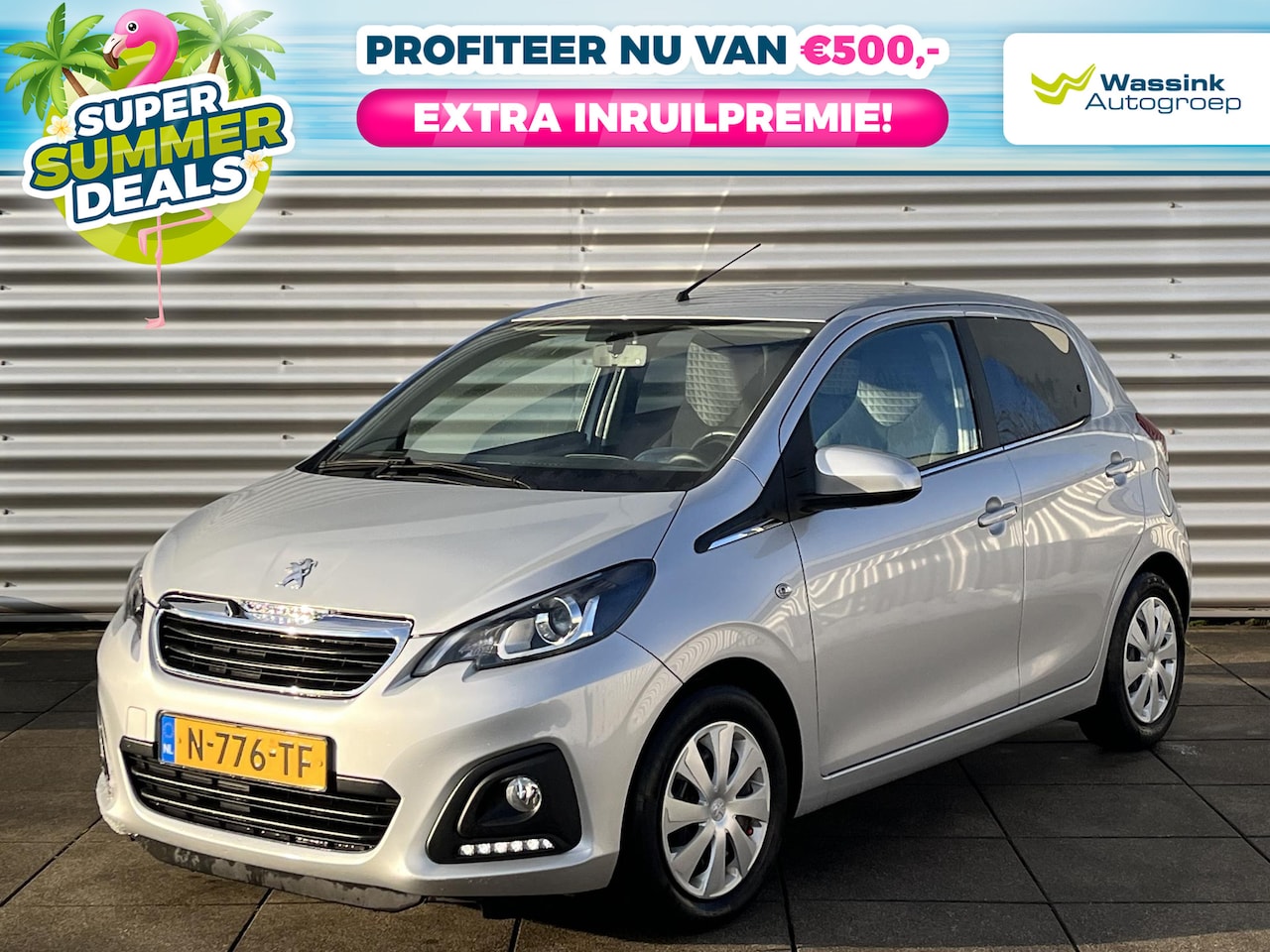 Peugeot 108 - 1.0 e-VTi Active | Airco | Bluetooth | Lage KM Stand | NL Auto - AutoWereld.nl