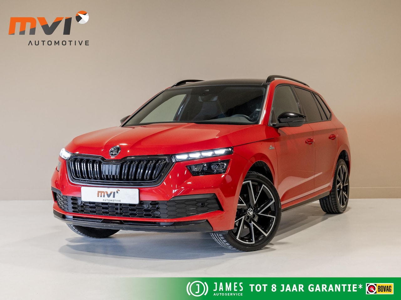 Skoda Kamiq - 1.0 TSI Monte Carlo / 110pk / Panorama dak / Achteruitrij camera / Adaptieve cruise contro - AutoWereld.nl