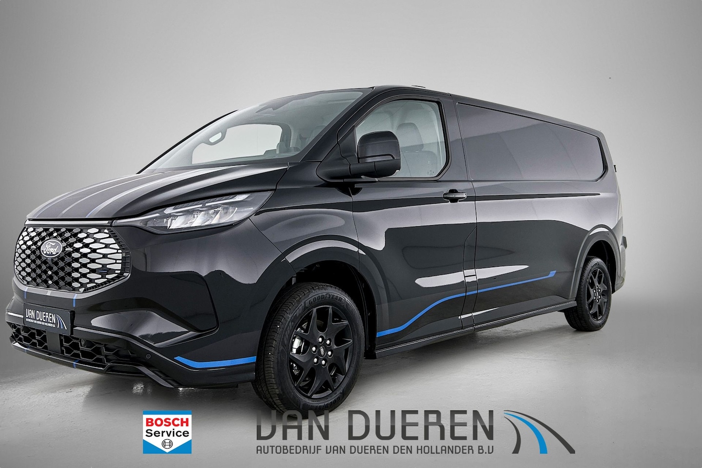 Ford Transit Custom - E-Transit 340 L2H1 Sport 71 kWh Trekhaak 2.3T, Carplay, Elektrische stoel - AutoWereld.nl