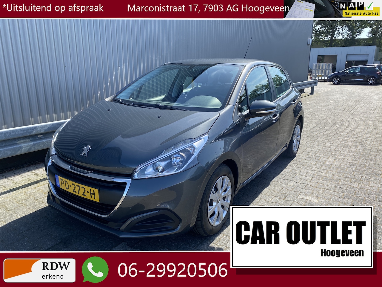 Peugeot 208 - 1.2 PureTech Active 140Dkm.NAP, A/C, Navi, CarPlay, CC, nw. APK – Inruil Mogelijk – - AutoWereld.nl