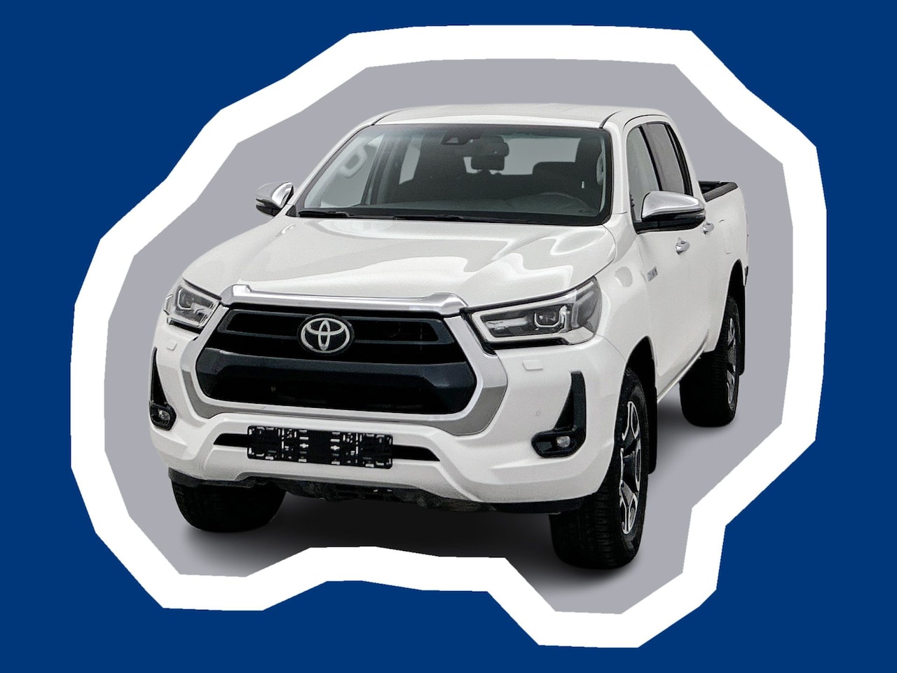 Toyota HiLux - 2.8 D-4D Double Cab Professional 204pk Led Navigatie Camera 4x4 Stoelverwarming Lane assis - AutoWereld.nl