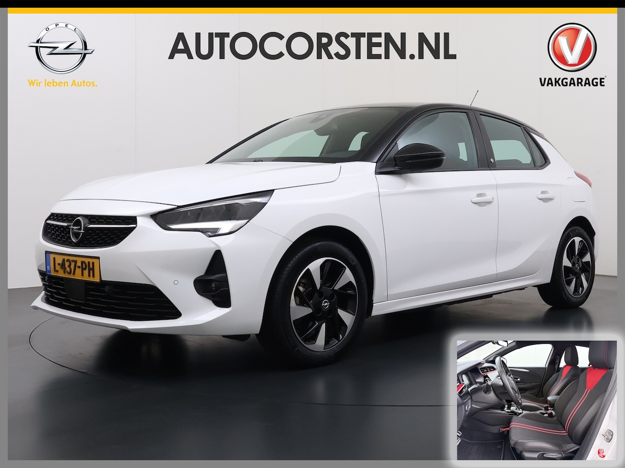 Opel Corsa-e - GS Line 50kWh SOH 92% Warmtepomp Two-Tone 360°Camera Ecc Airco Keyless Apple Carplay Andro - AutoWereld.nl