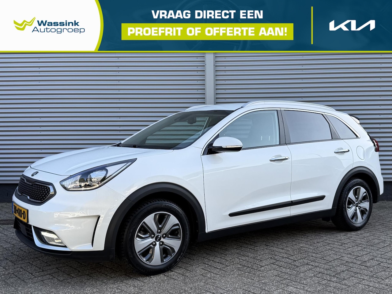 Kia Niro - 1.6 GDi Hybrid DynamicPlusLine | Leer | Stoel/Stuurwielverwarming | Trekhaak | Climate Con - AutoWereld.nl
