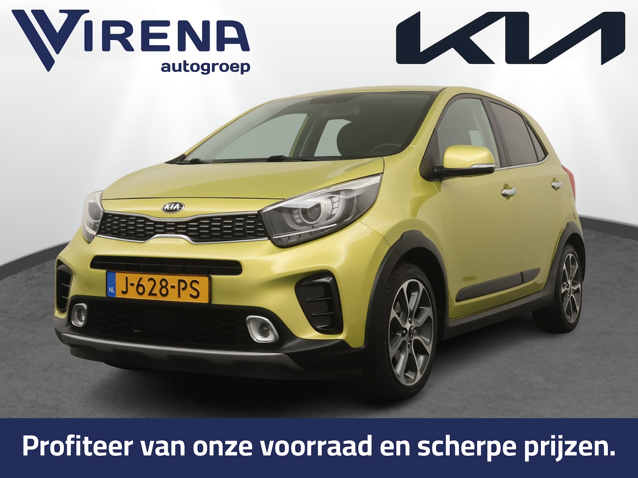Kia Picanto - 1.0 T-GDI X-Line - Stoel/stuurverwarming - Draadloze telefoonlader - Navigatie - Camera - - AutoWereld.nl